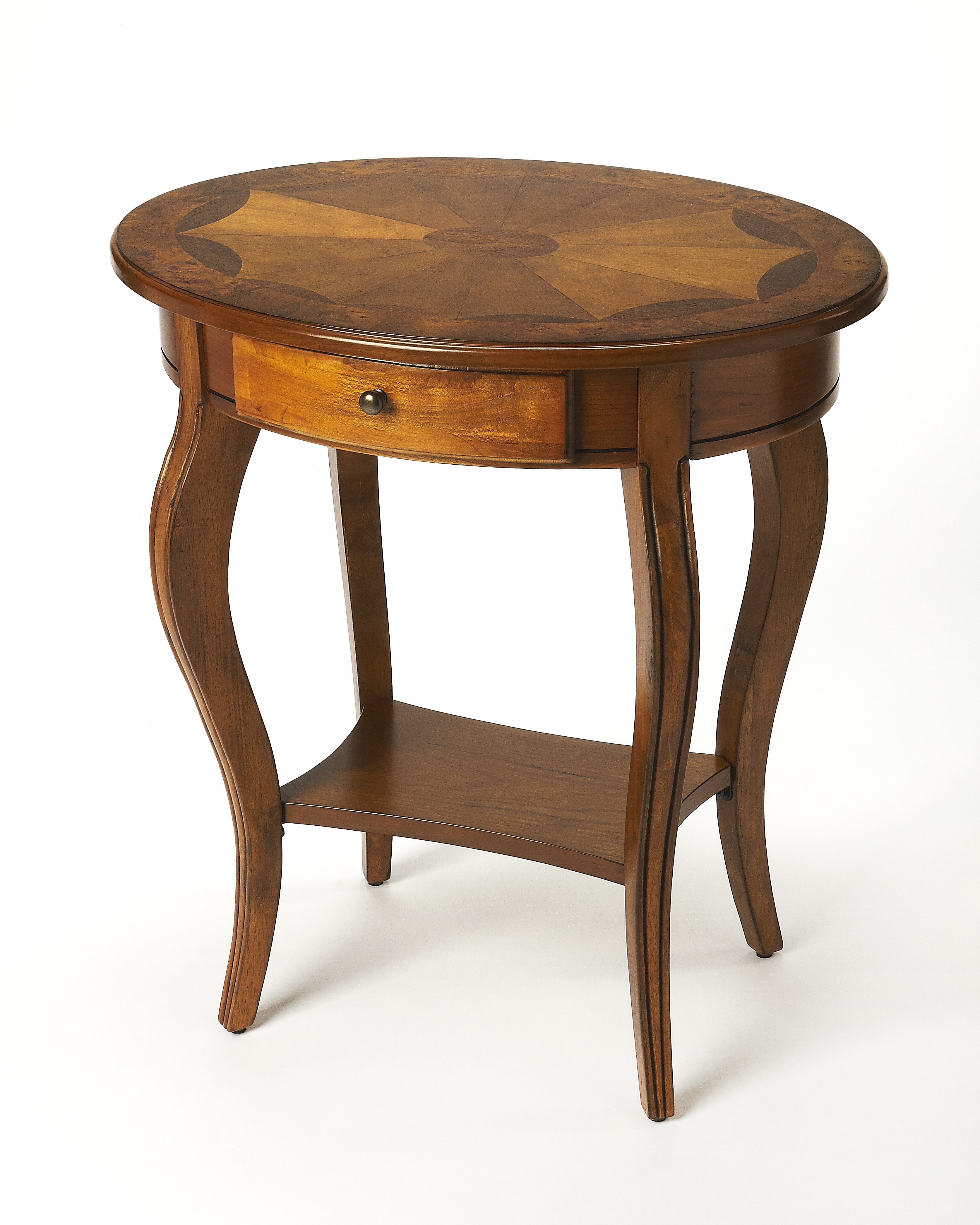Butler Specialty Jeanette Brown Oval Accent Table
