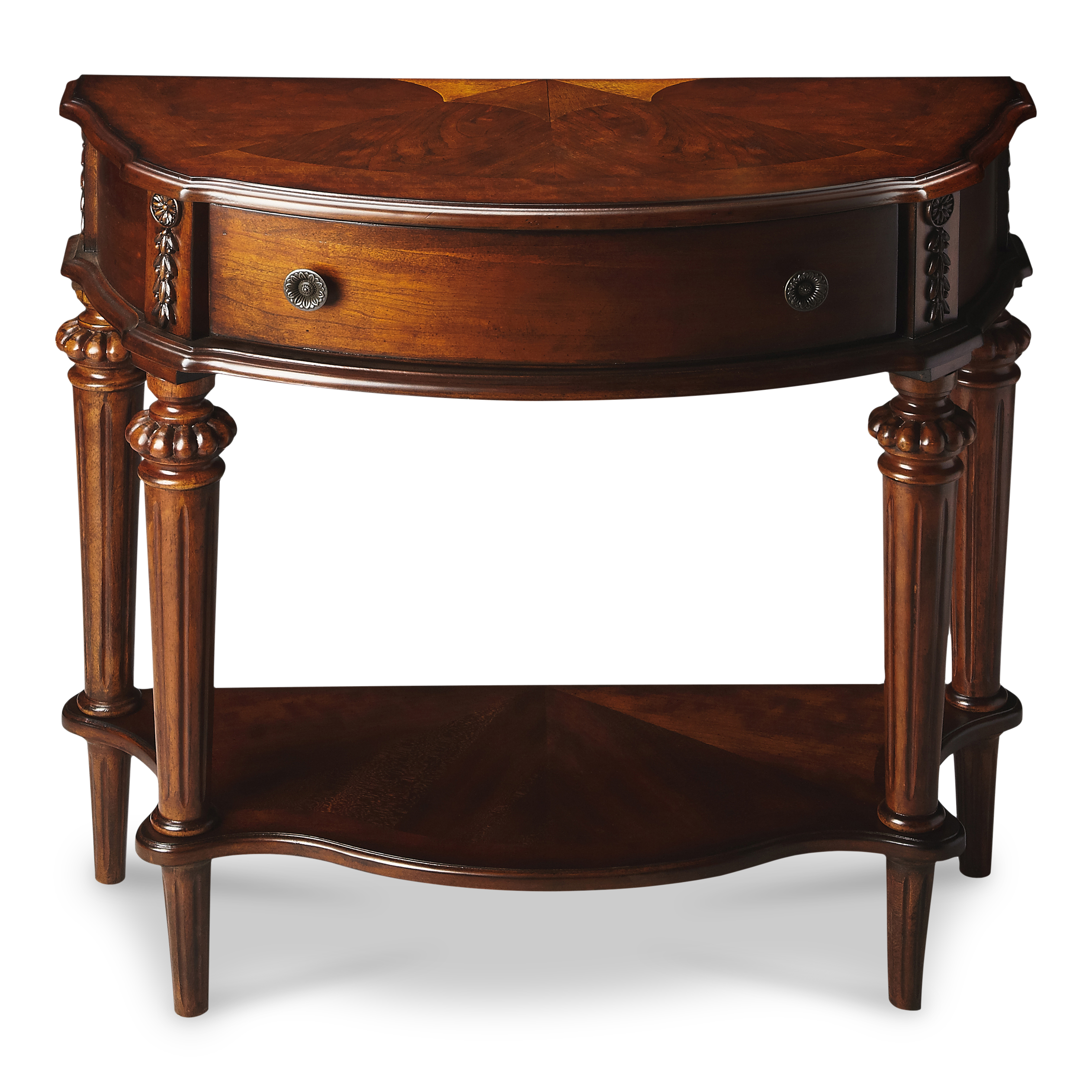 Butler Specialty Halifax Dark Brown Nutmeg Console Table