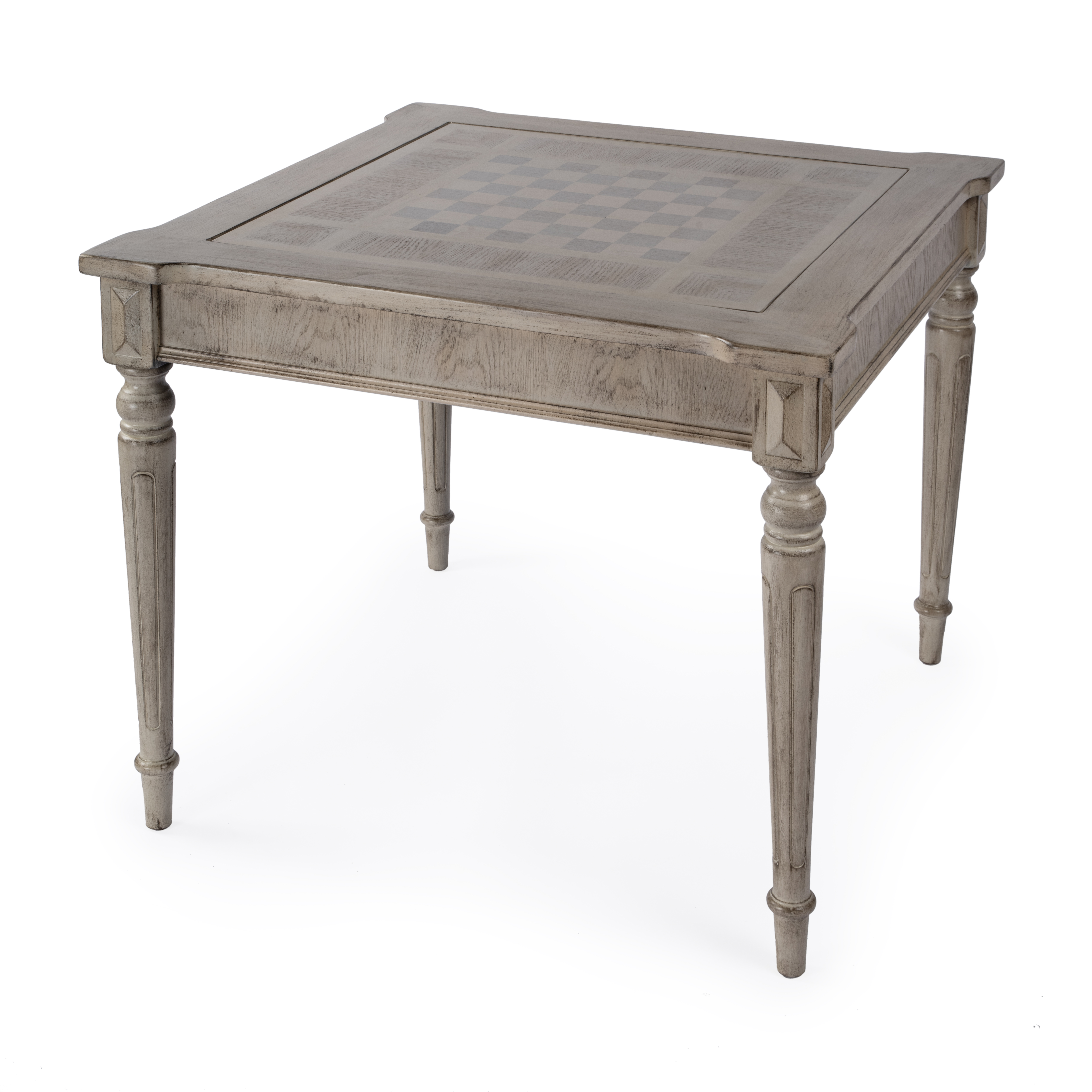 Butler Specialty Vincent Gray Beige Multi Game Card Table