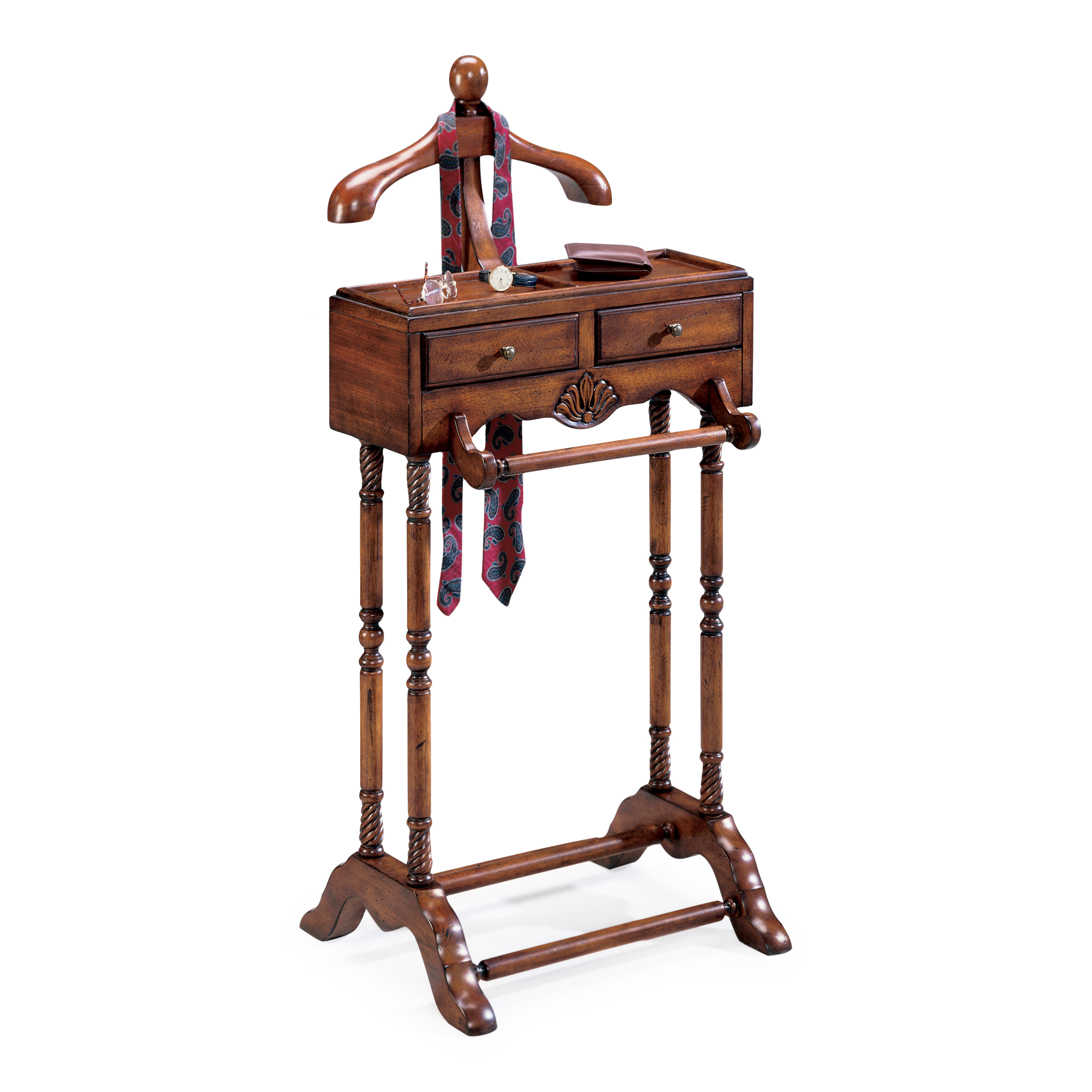 Butler Specialty Petrov Dark Brown Cherry Valet