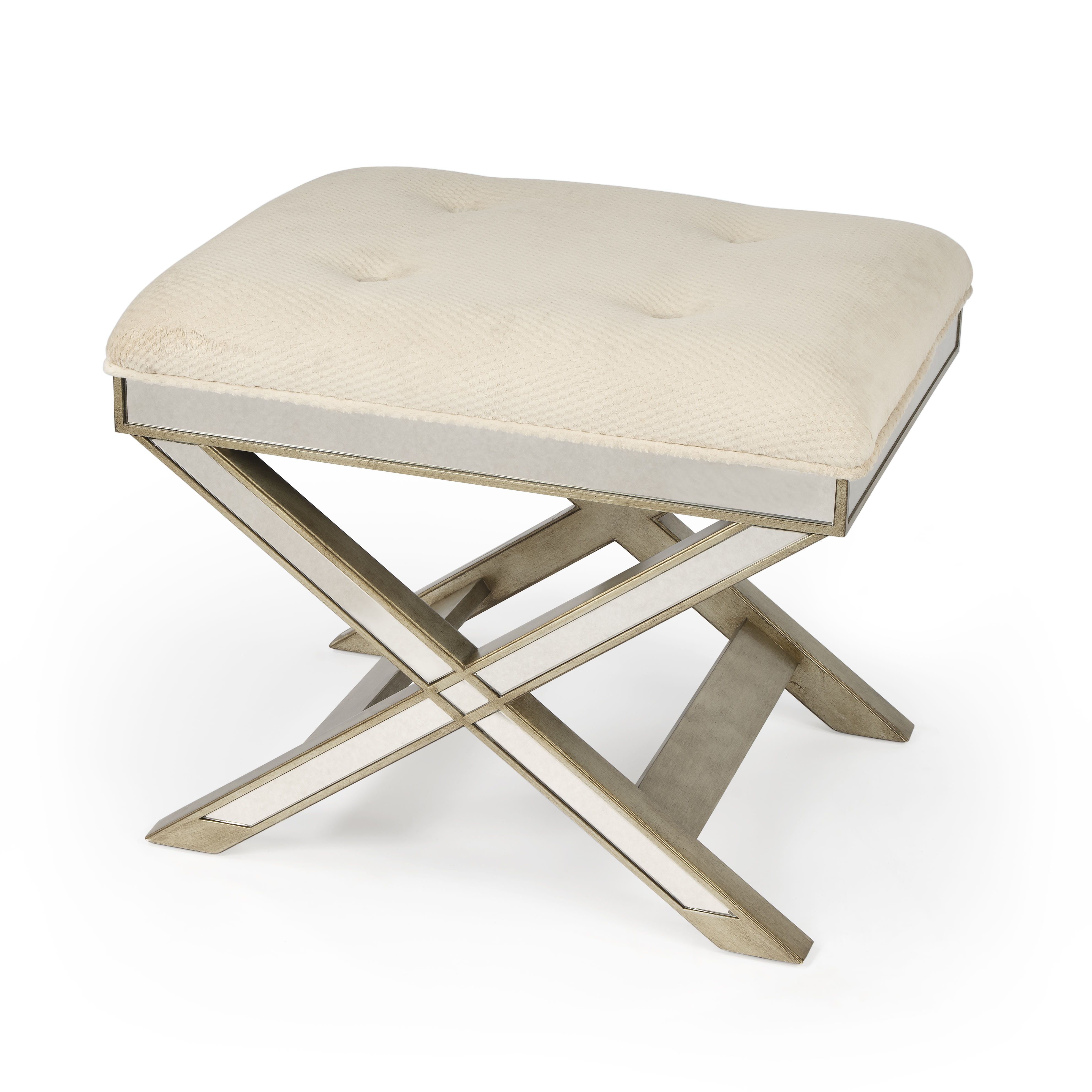 Butler Specialty Marlo Cream Vanity Stool