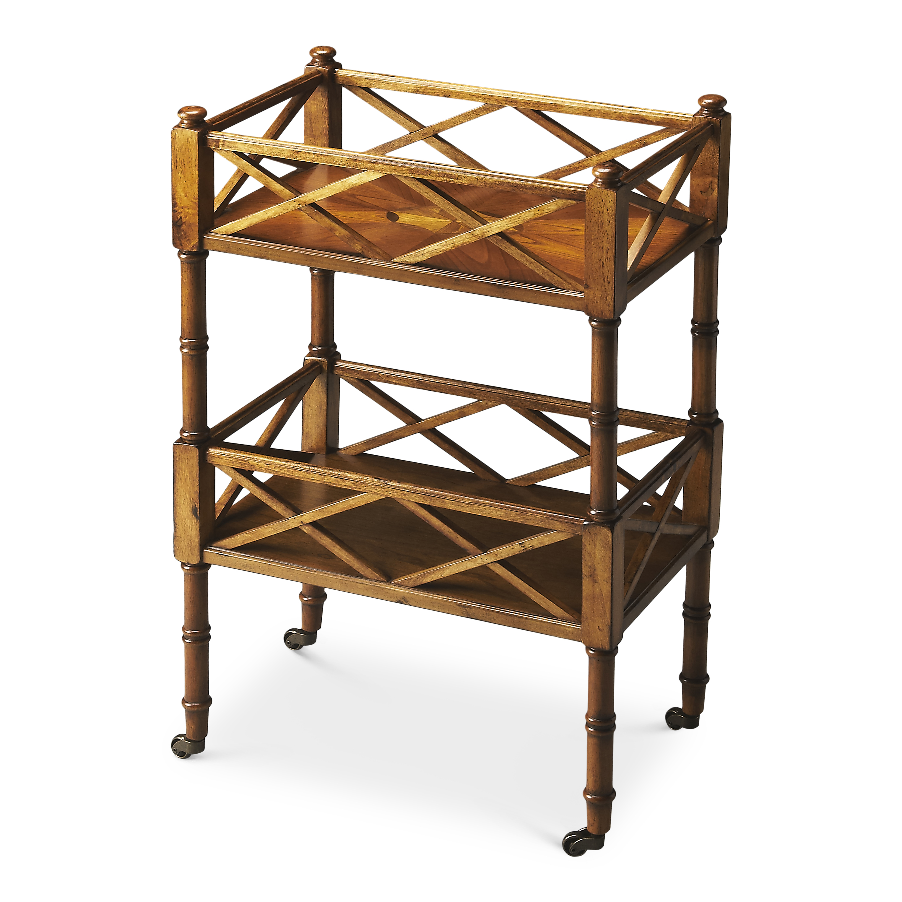 Butler Specialty Foster Medium Brown Bar Cart