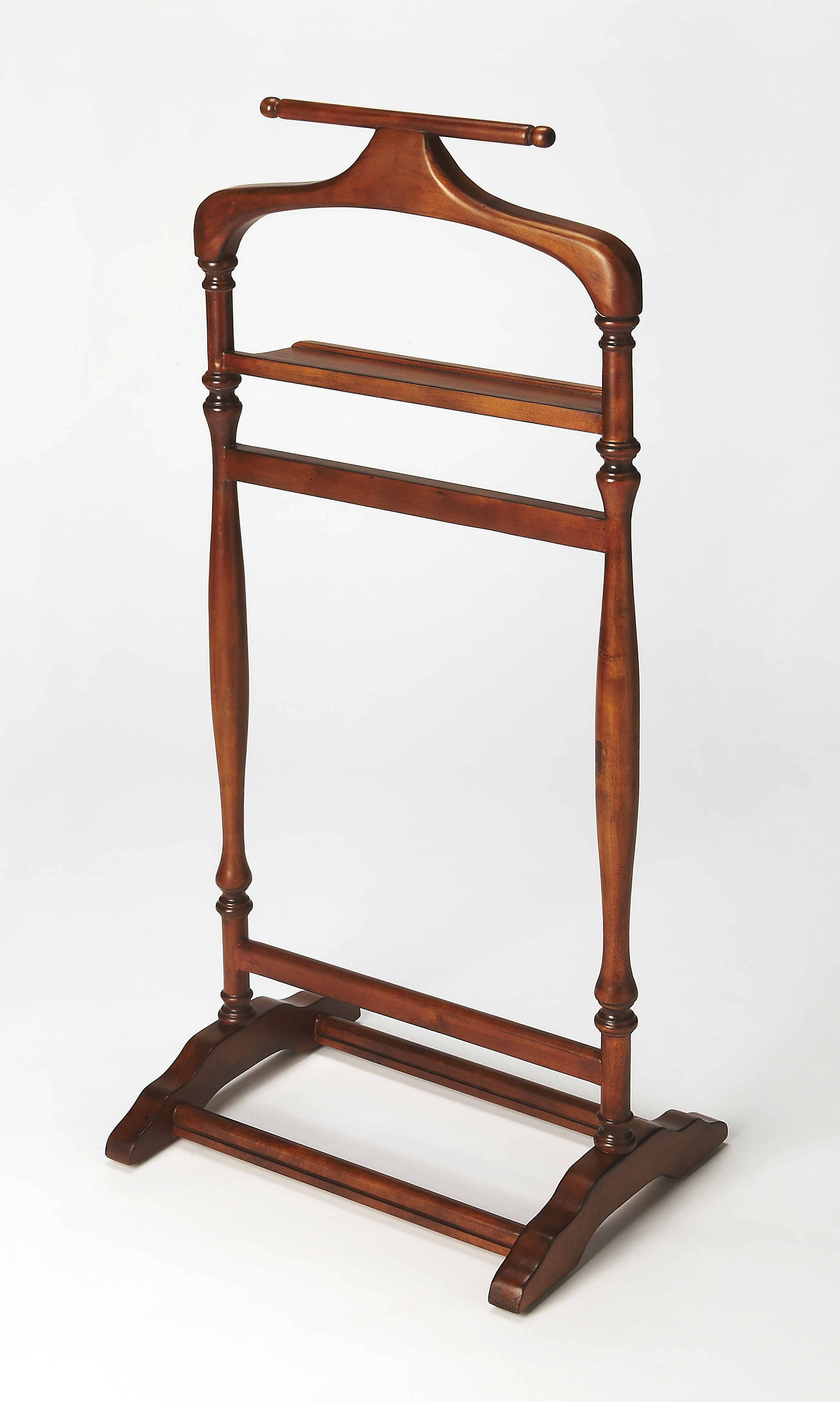 Butler Specialty Heritage Judson Medium Brown Valet Stand