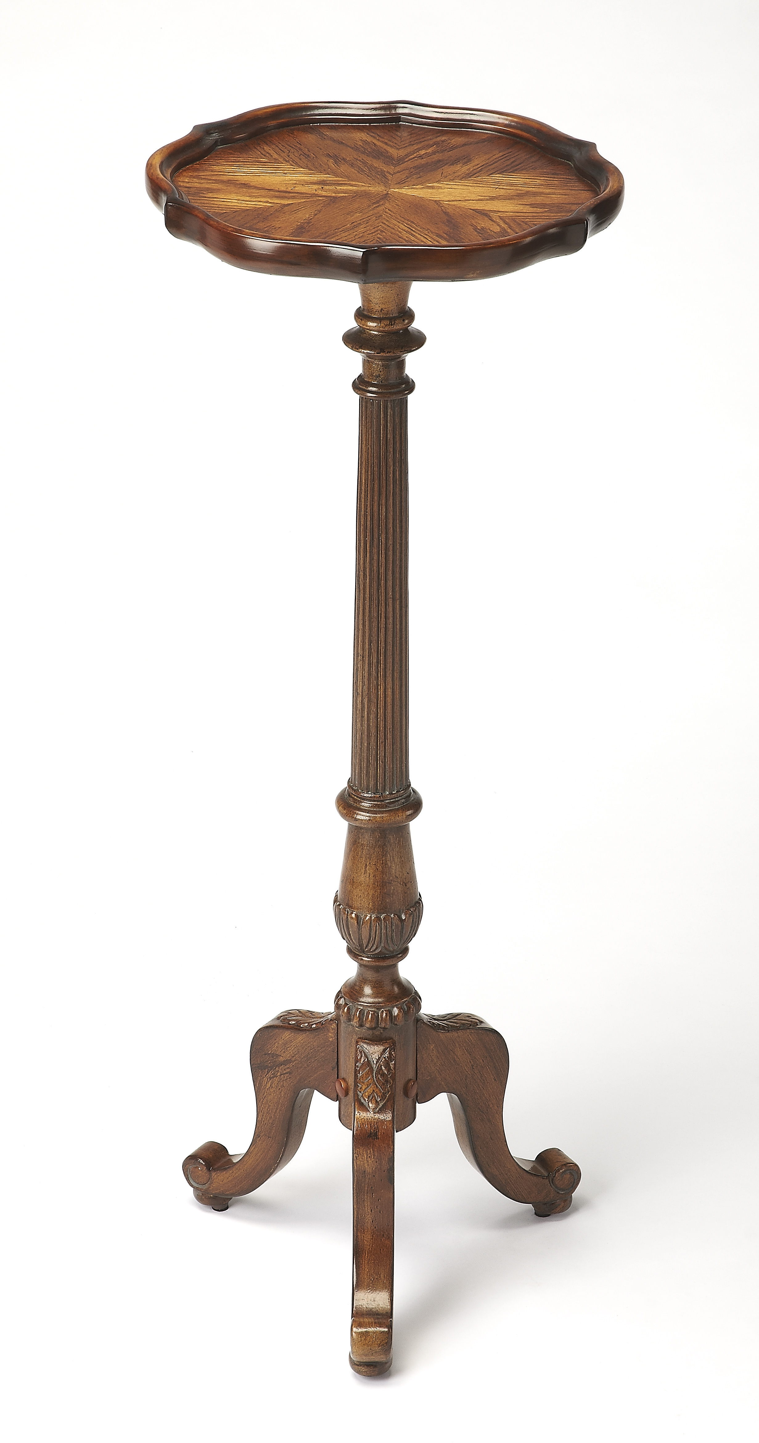 Butler Specialty Chatsworth Medium Brown Pedestal Plant Stand