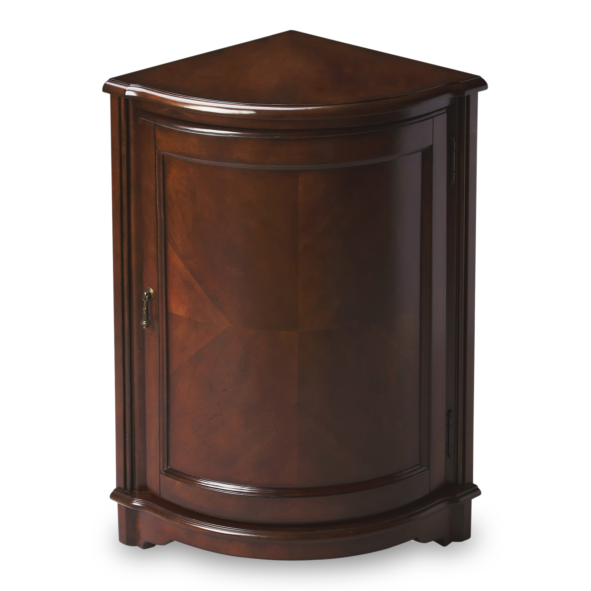 Butler Specialty Durham Dark Brown Corner Cabinet