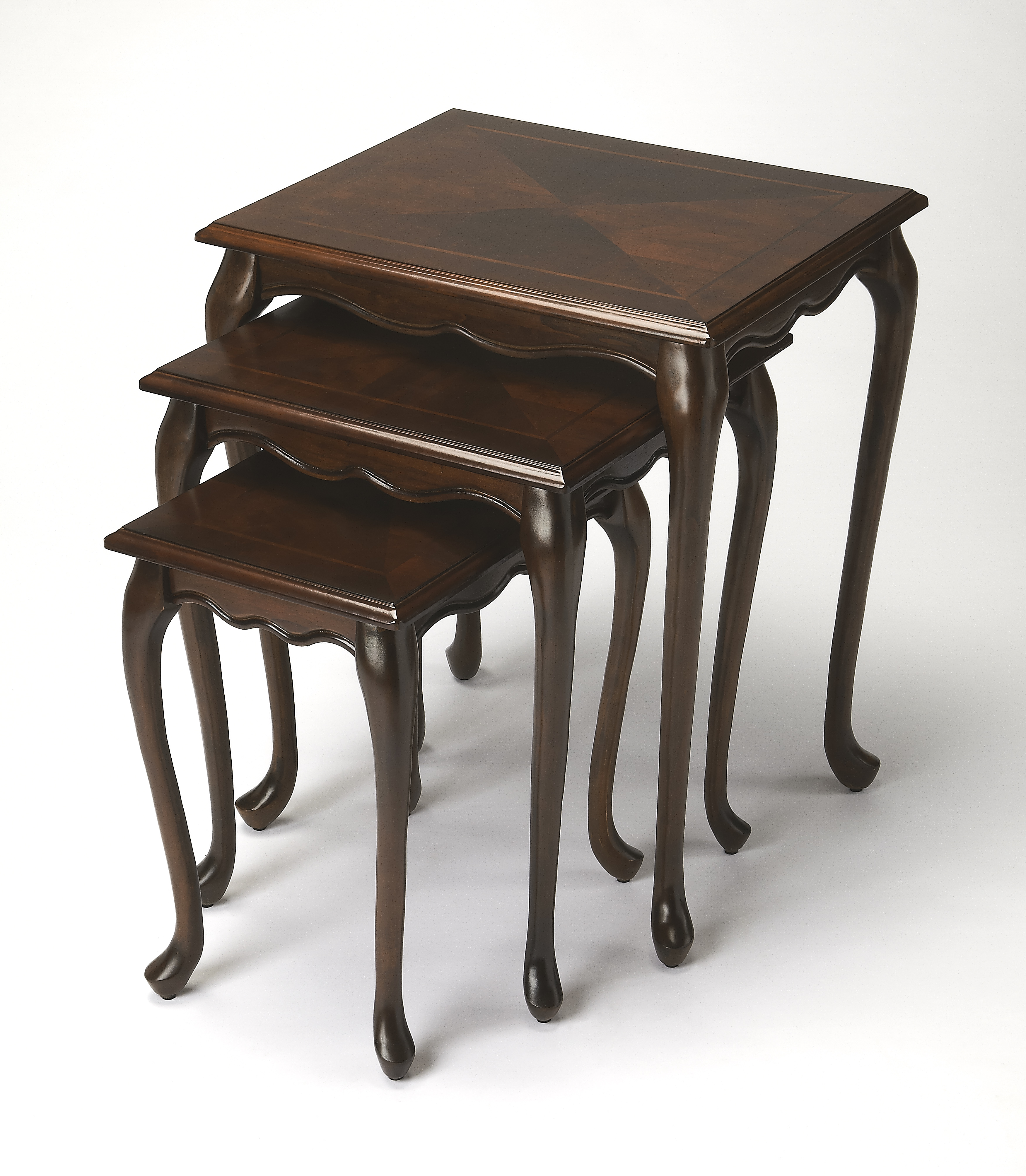 Butler Specialty Thatcher Dark Brown Nesting Tables