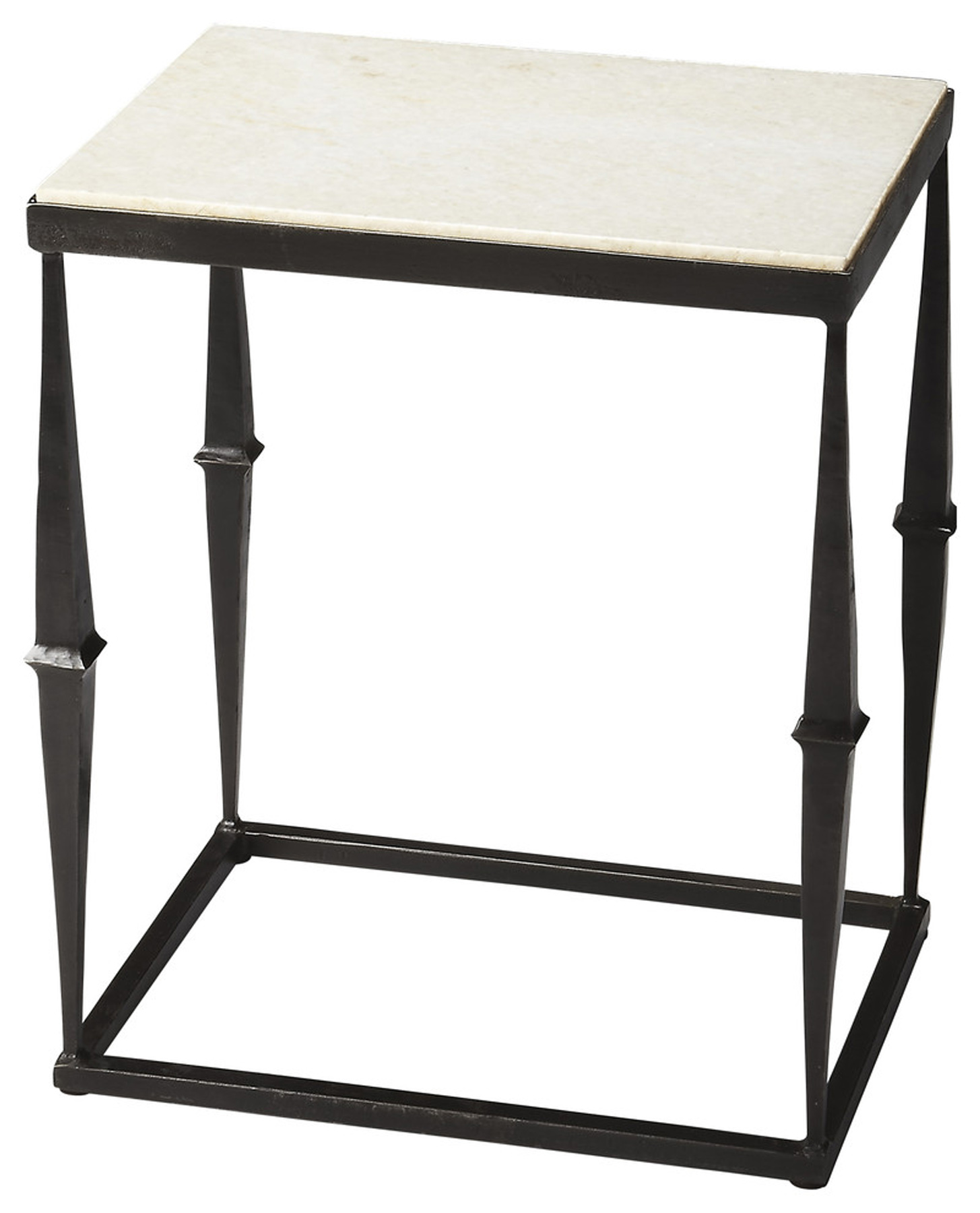 Butler Specialty Jacoby White Marble Side Table