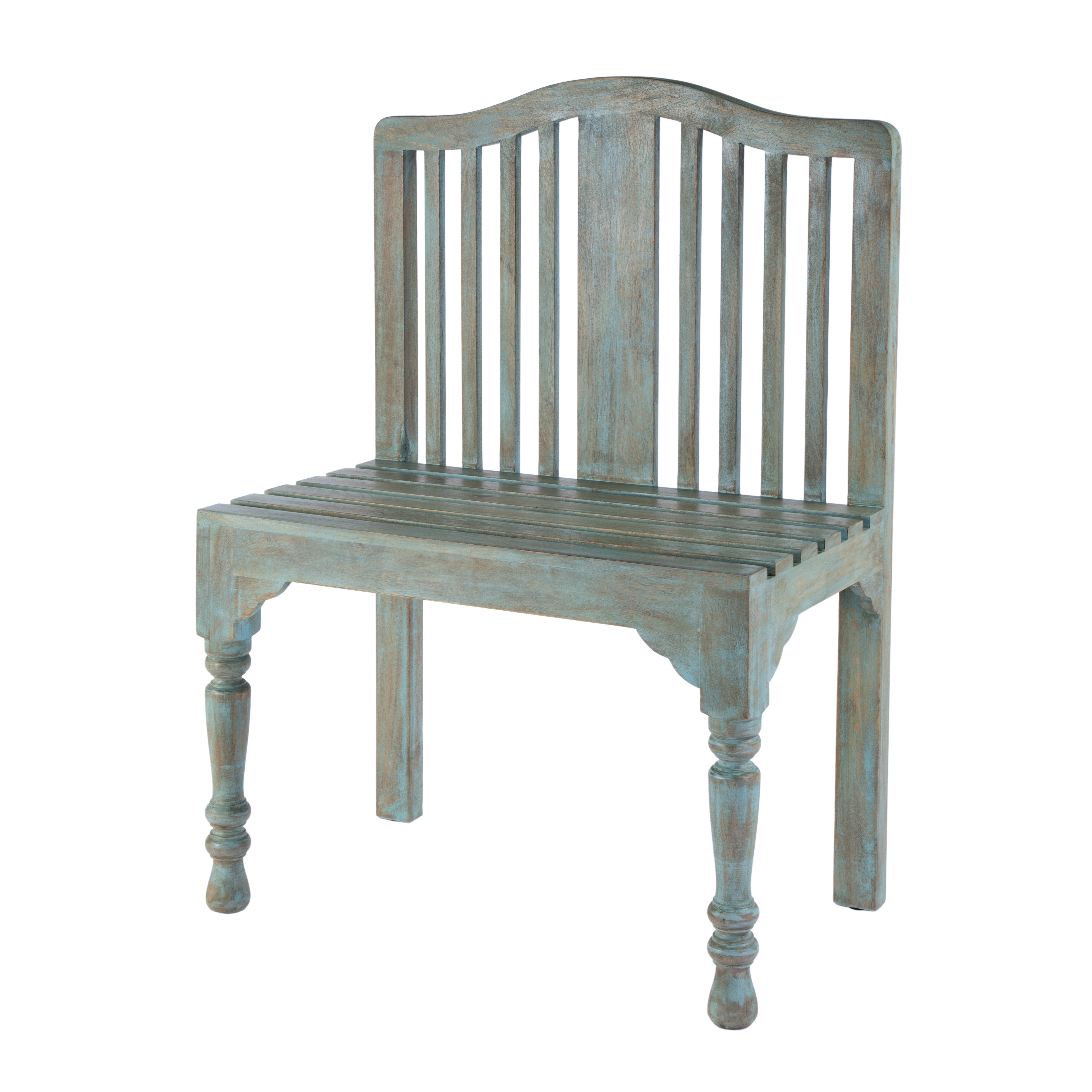 Butler Specialty Artifacts Roseland Blue Bench