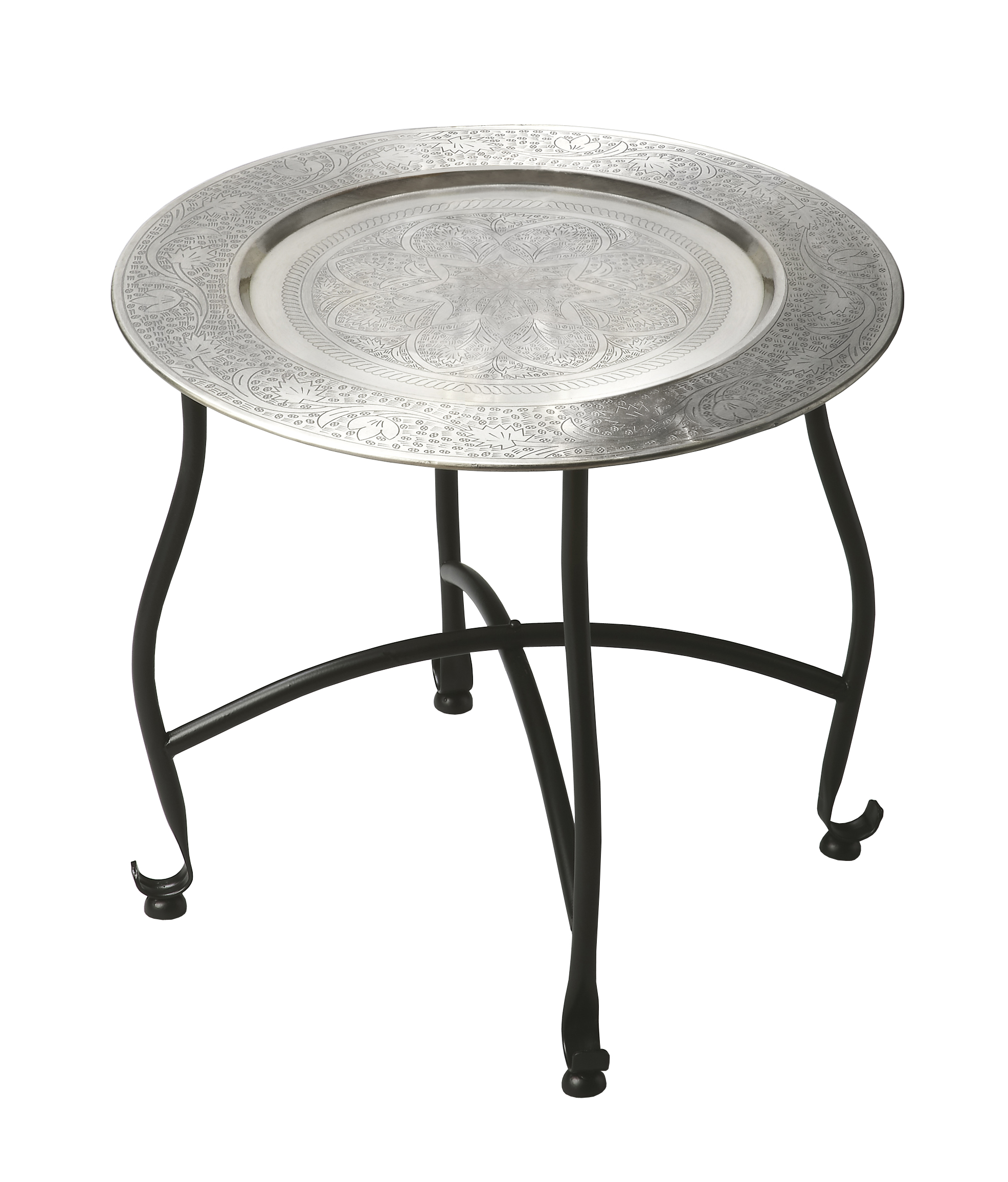 Butler Specialty Moroccan Metal Tray Table