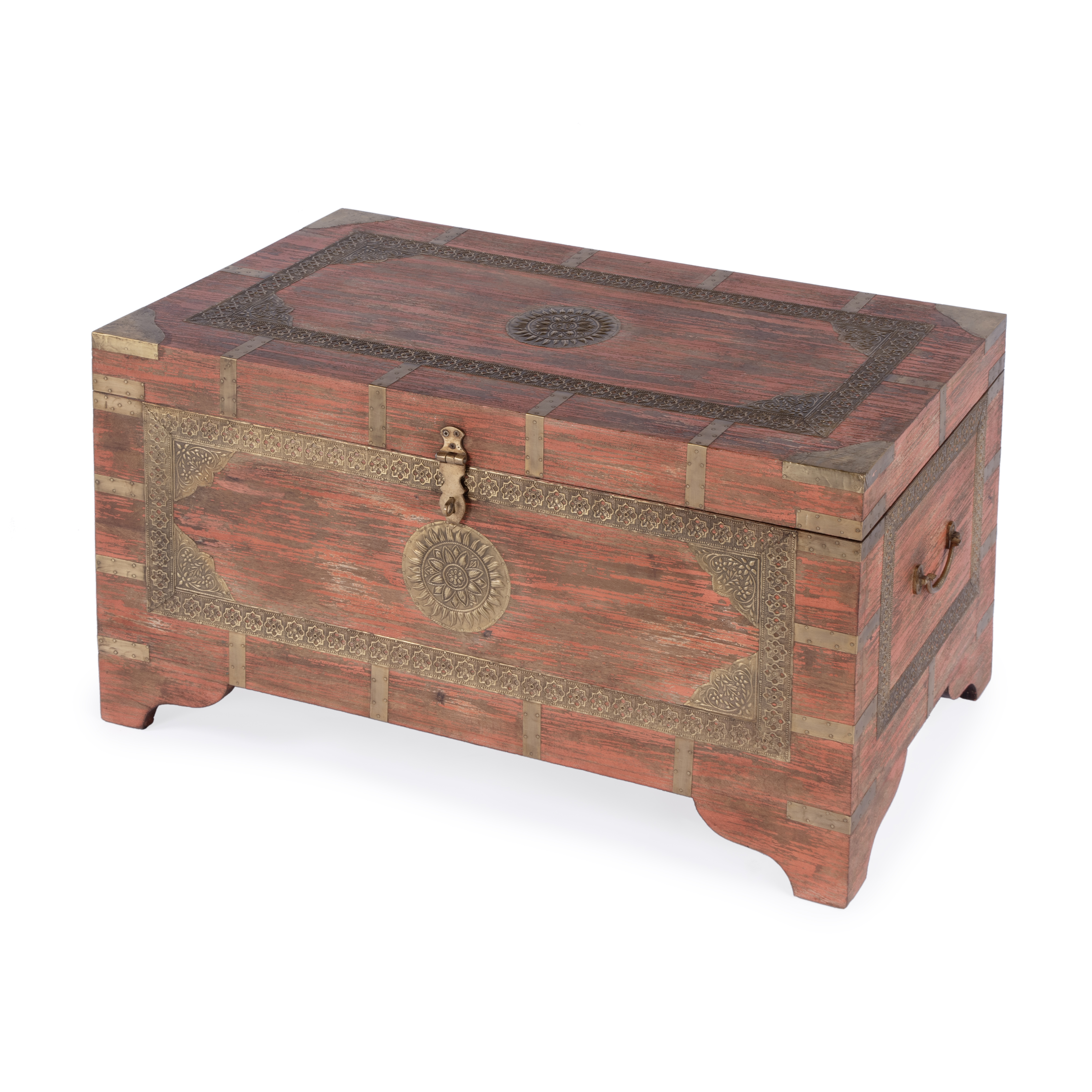 Butler Specialty Artifacts Nador Pink Storage Trunk Coffee Table