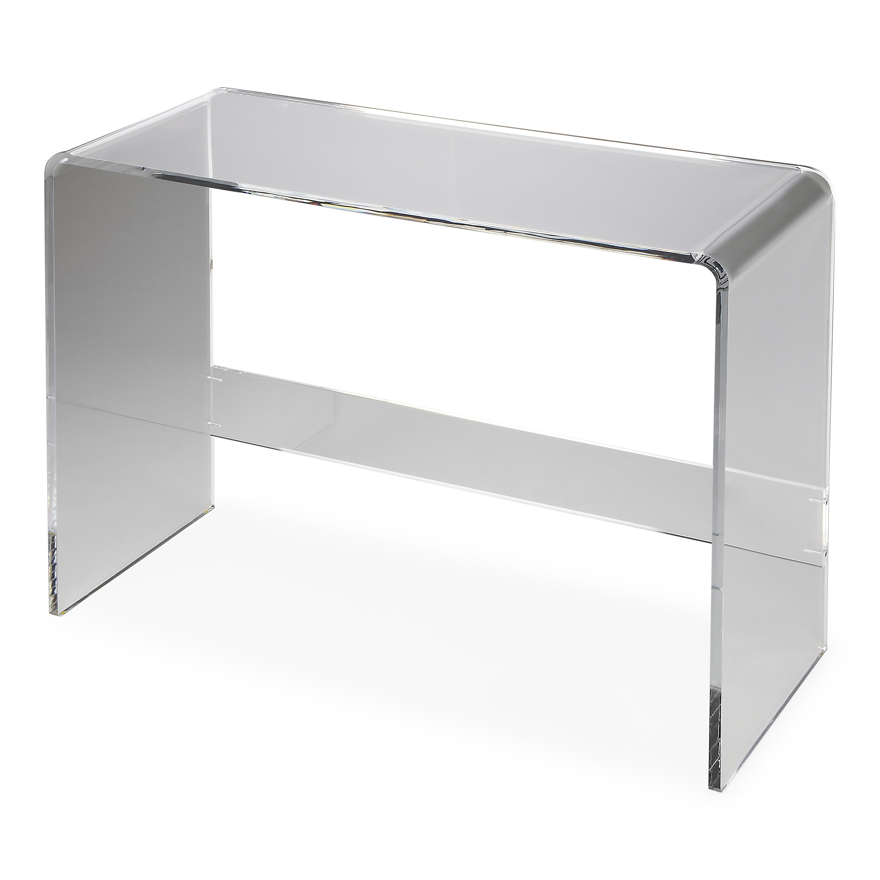 Butler Specialty Crystal Clear Clear Console Table