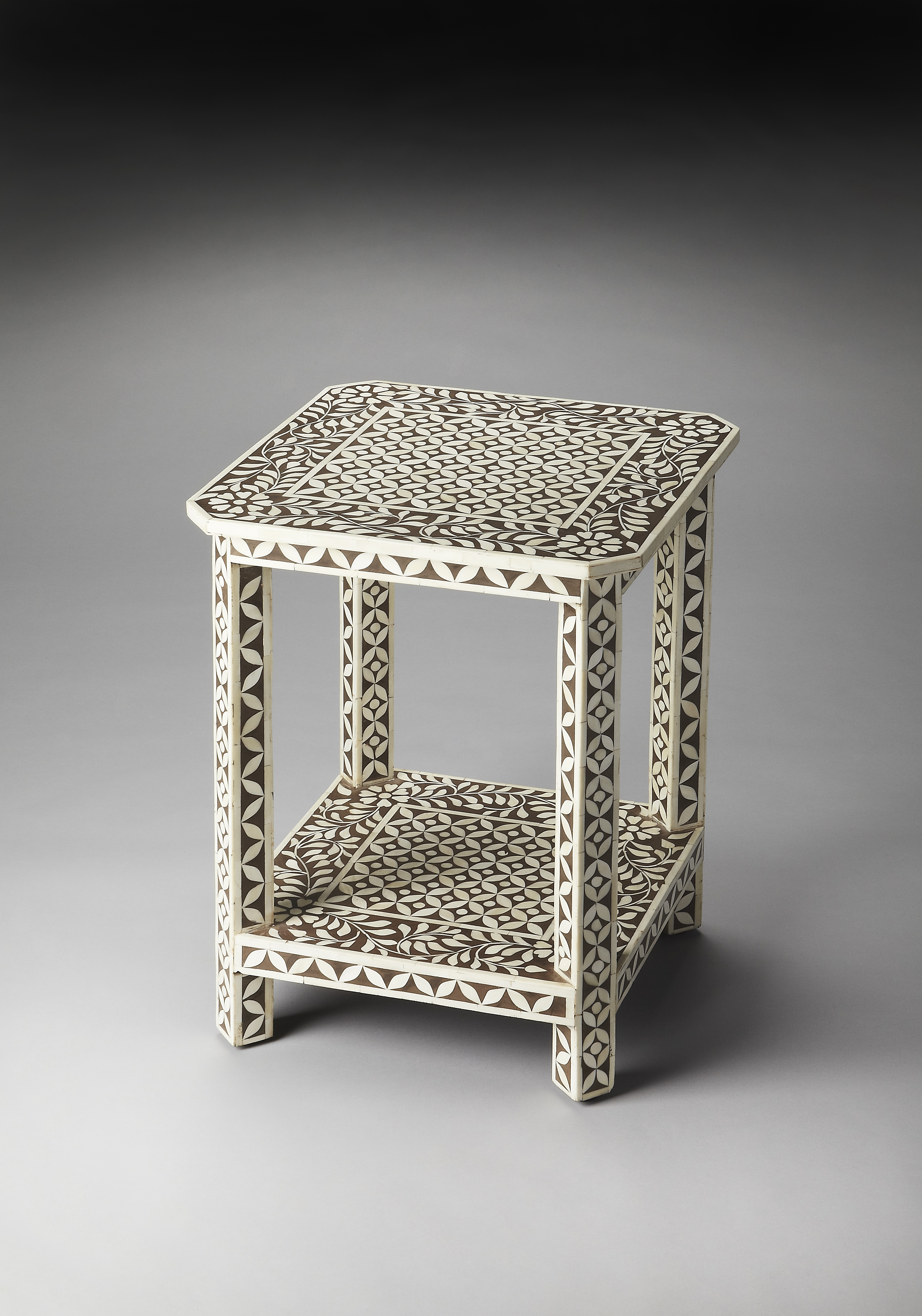 Butler Specialty Amelia Brown Bone Inlay Side Table