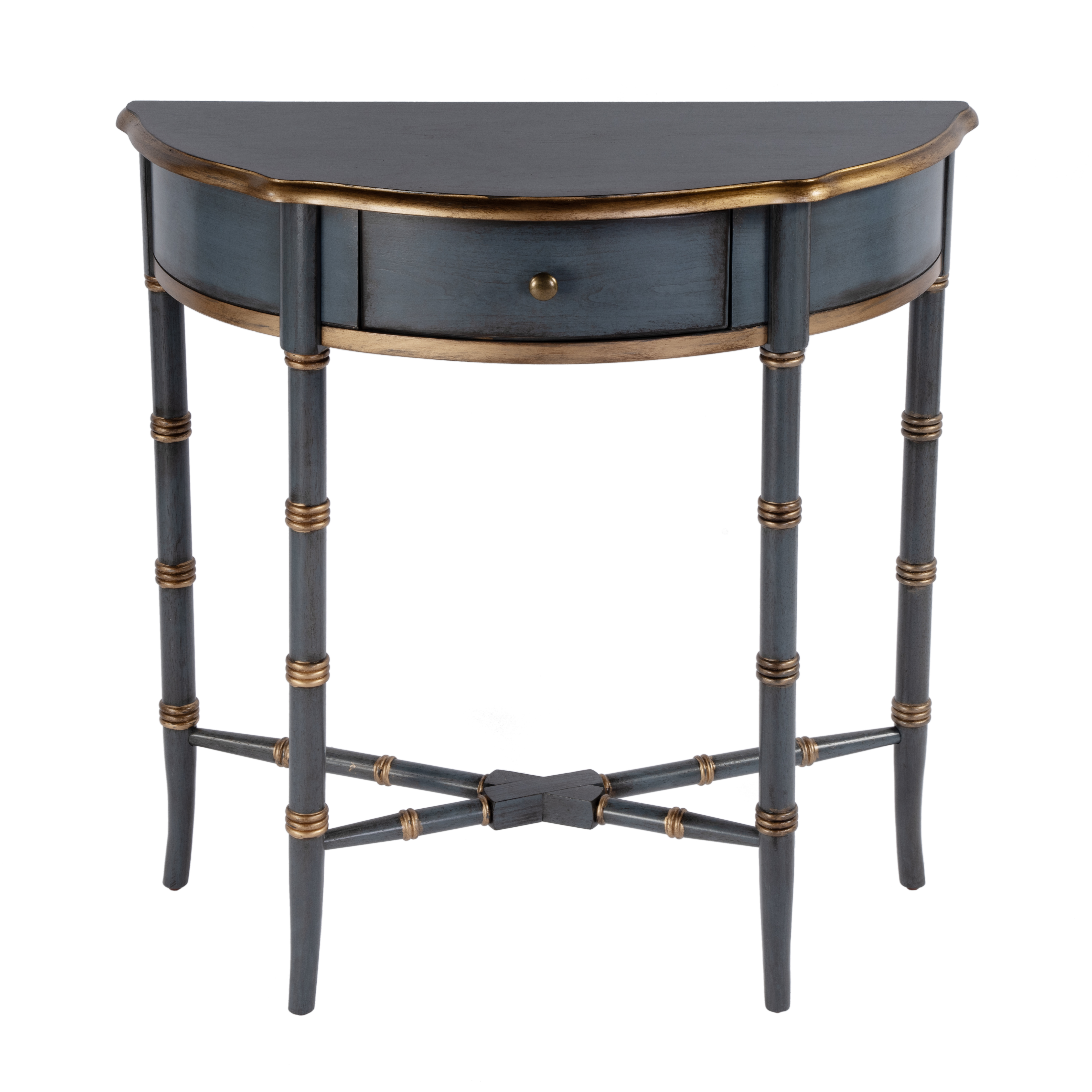 Butler Specialty Skilling Pastel Blue 1 Drawer Console Table