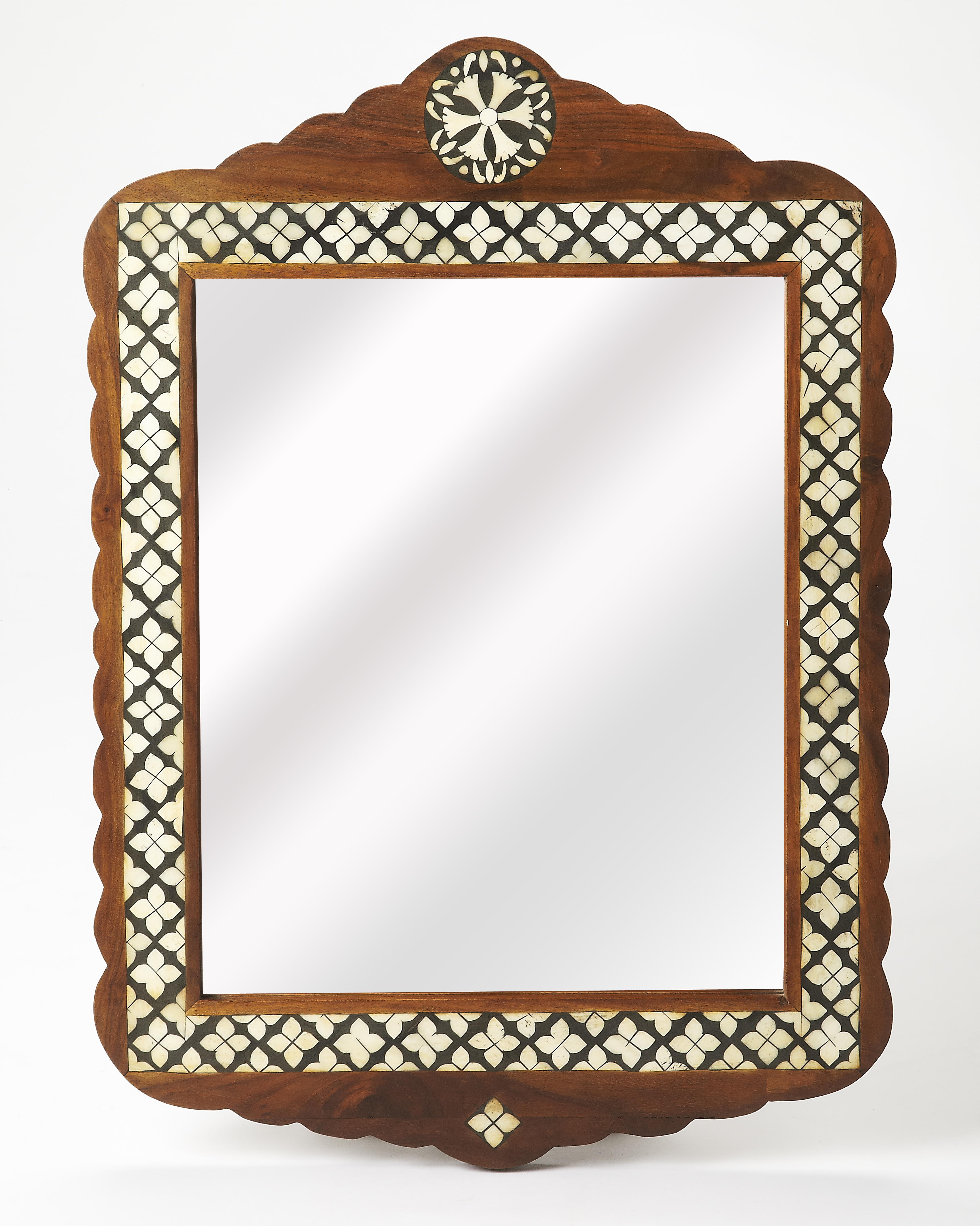 Butler Specialty Gabby Medium Brown Wall Mirror