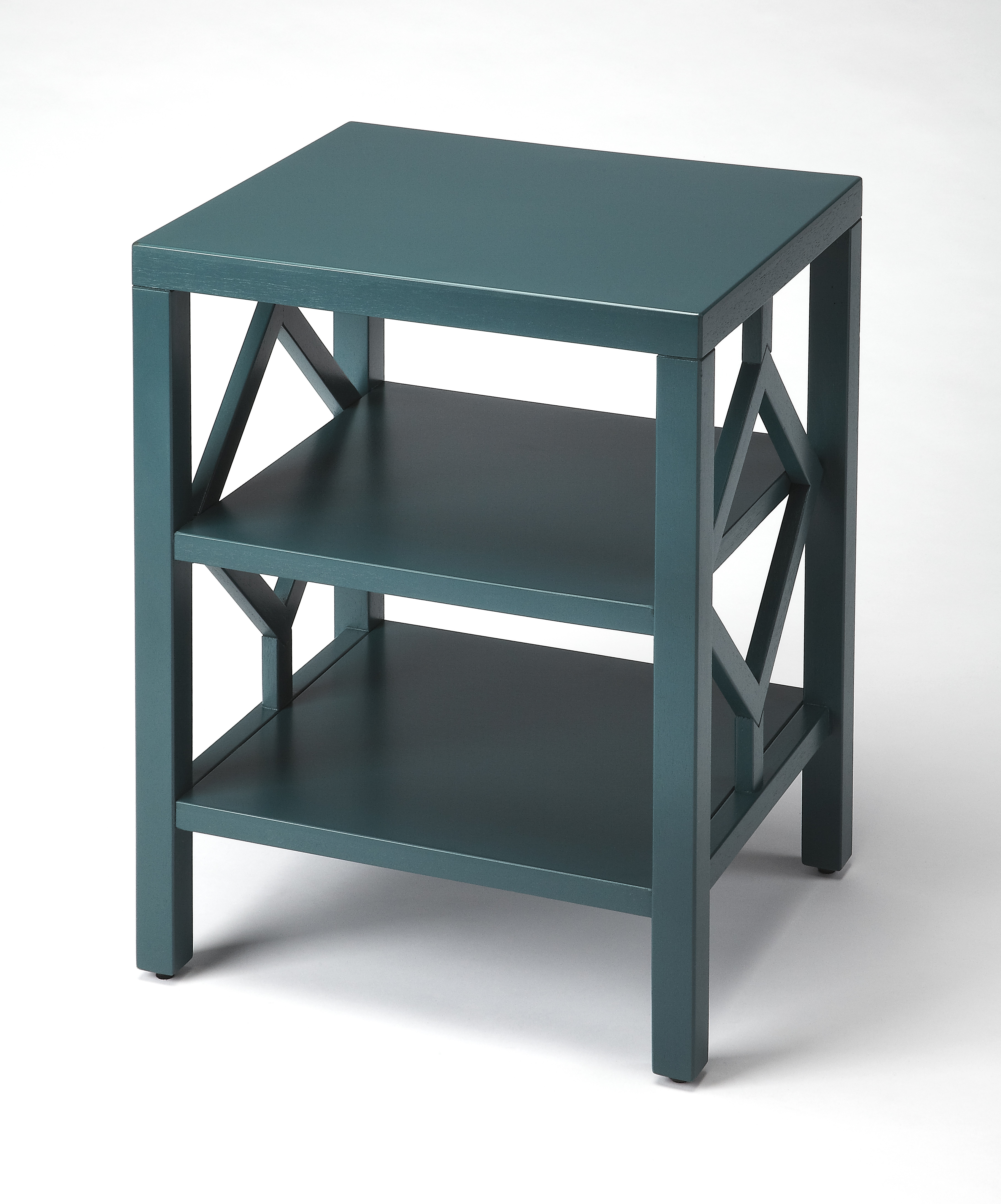 Butler Specialty Halcyon Teal Blue End Table
