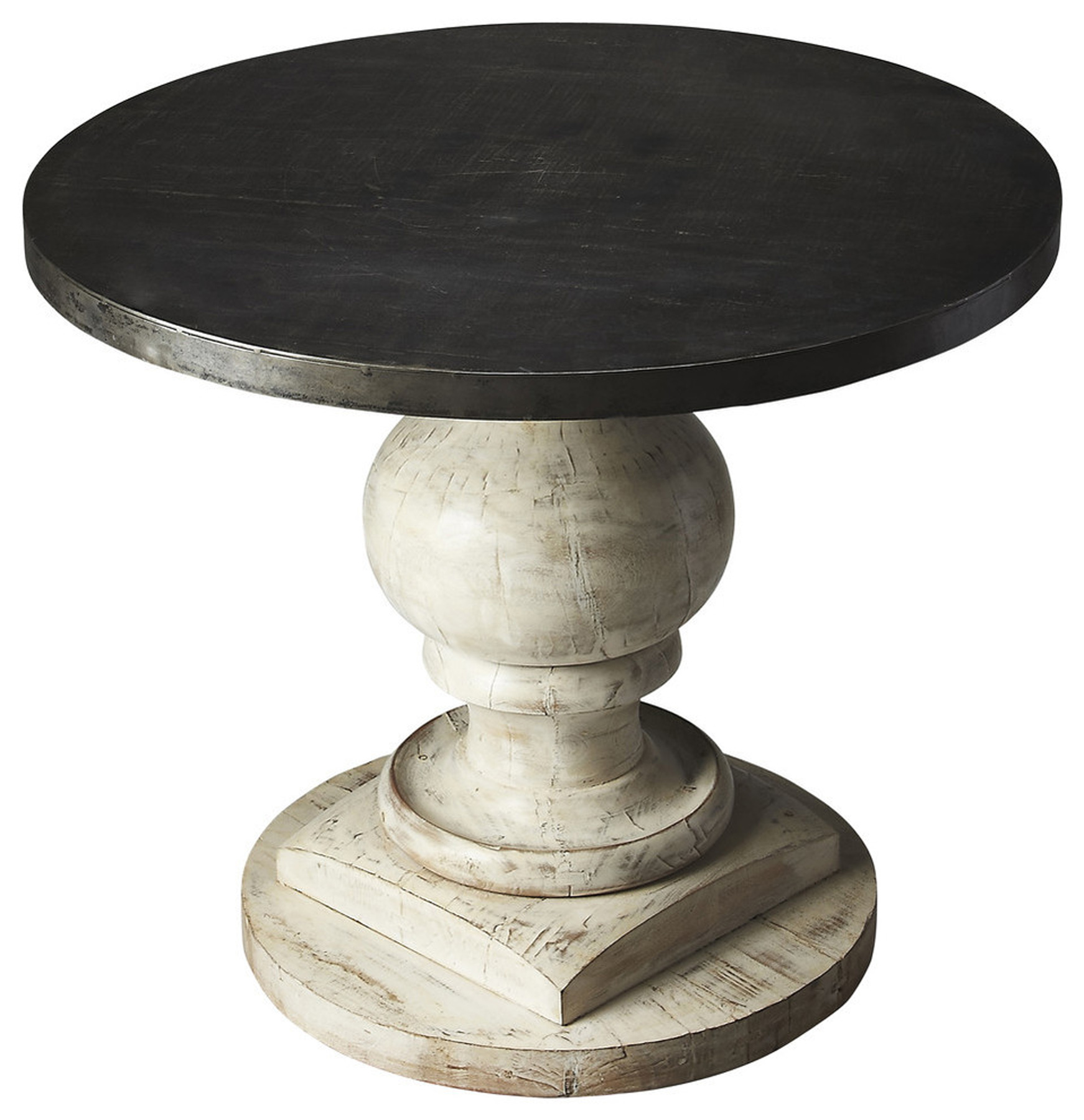 Butler Specialty Artifacts Pompei Metal And Wood 36 Inch Foyer Table
