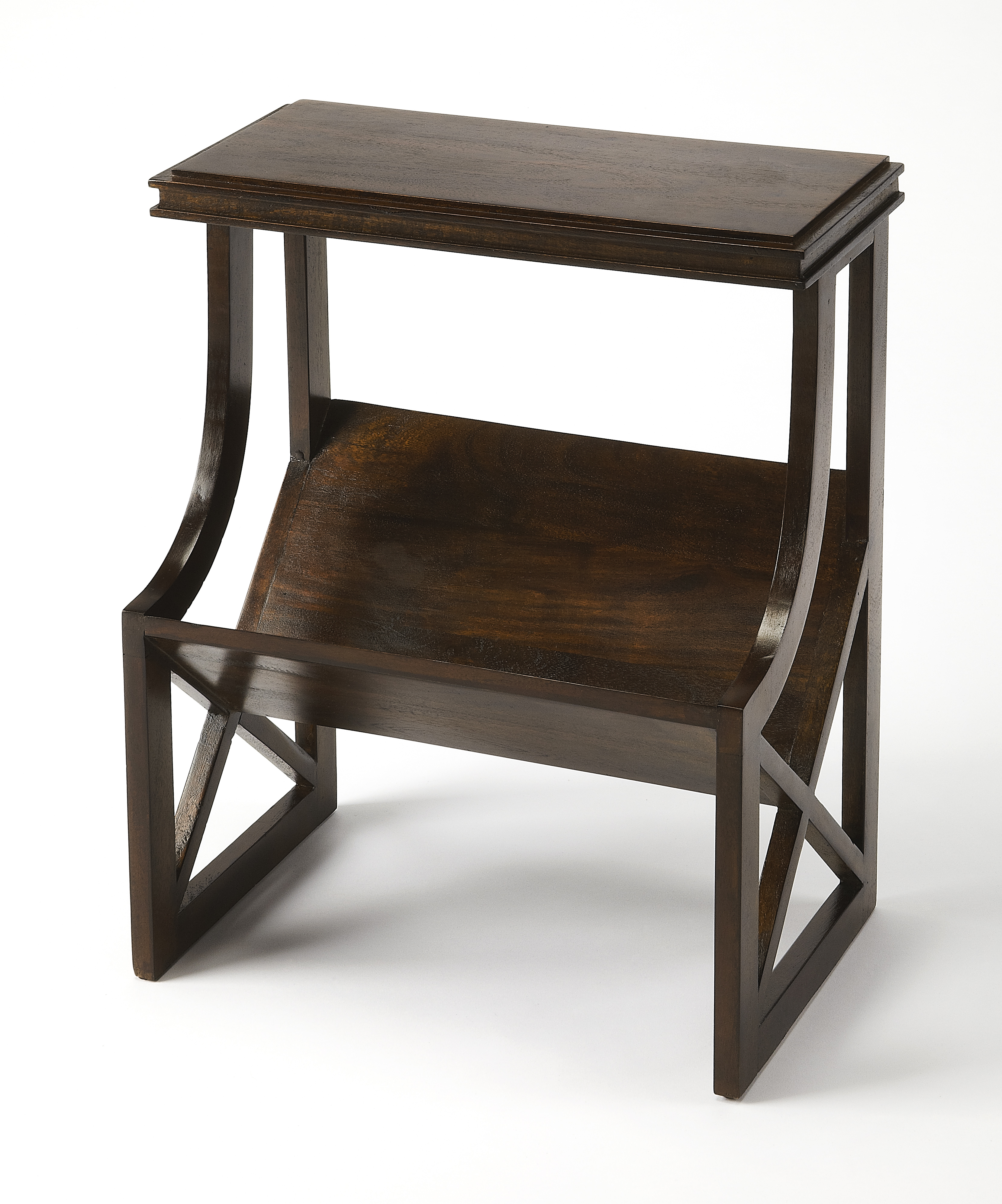 Butler Specialty Pascal Dark Brown Book Table