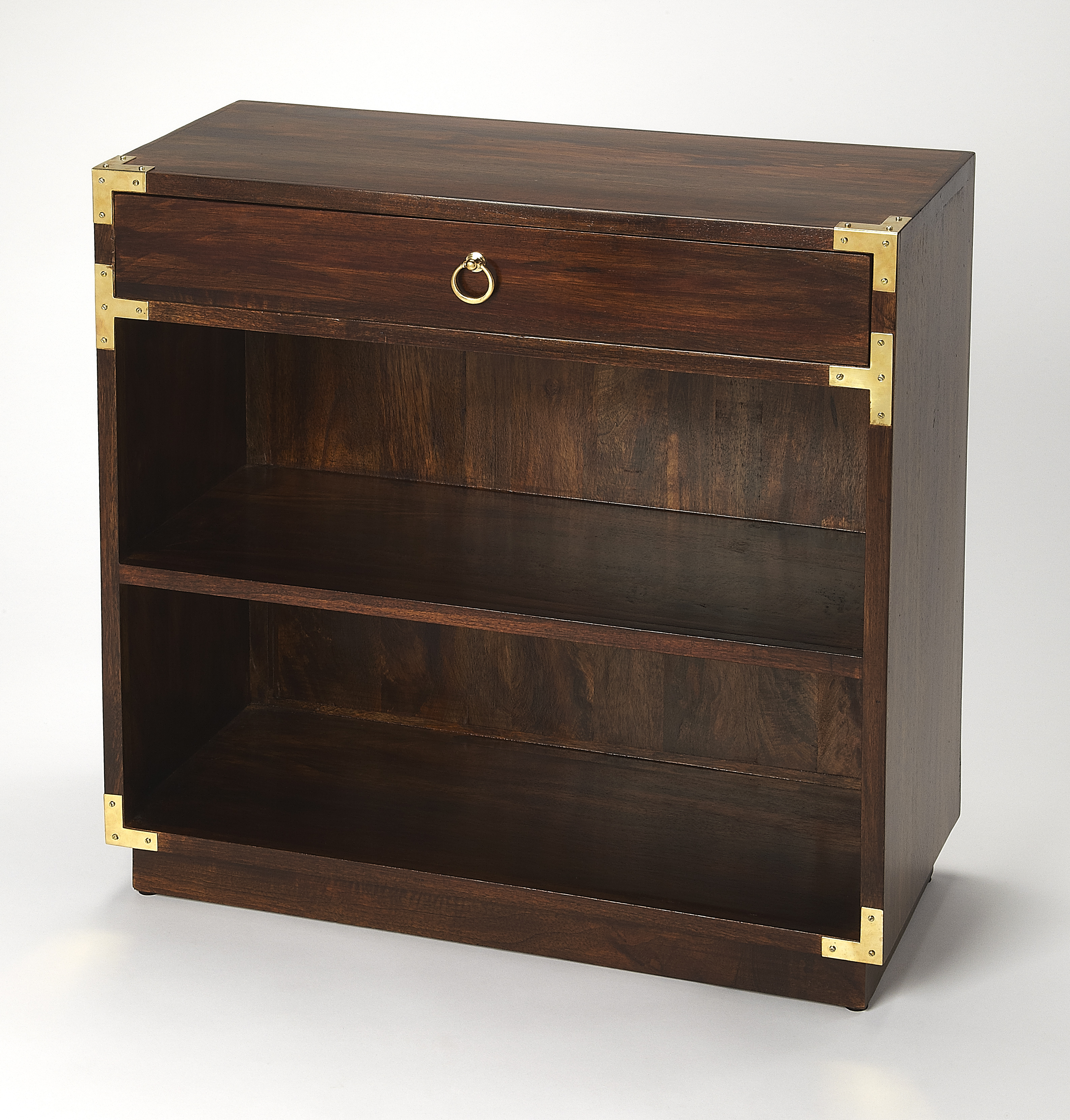 Butler Specialty Campaign Forster Dark Brown Campaign Bookcase