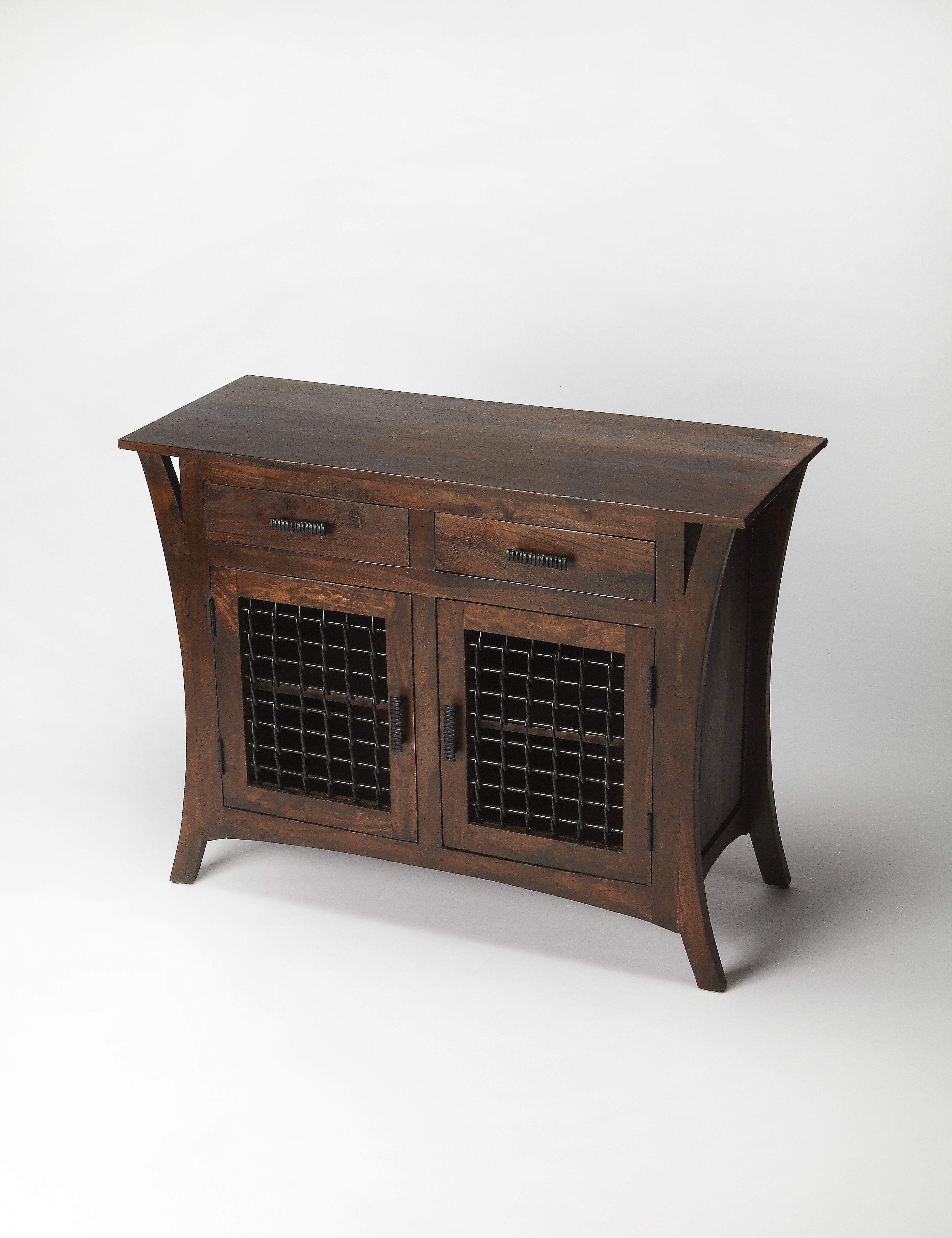 Butler Specialty Ako Modern Dark Brown Console Chest