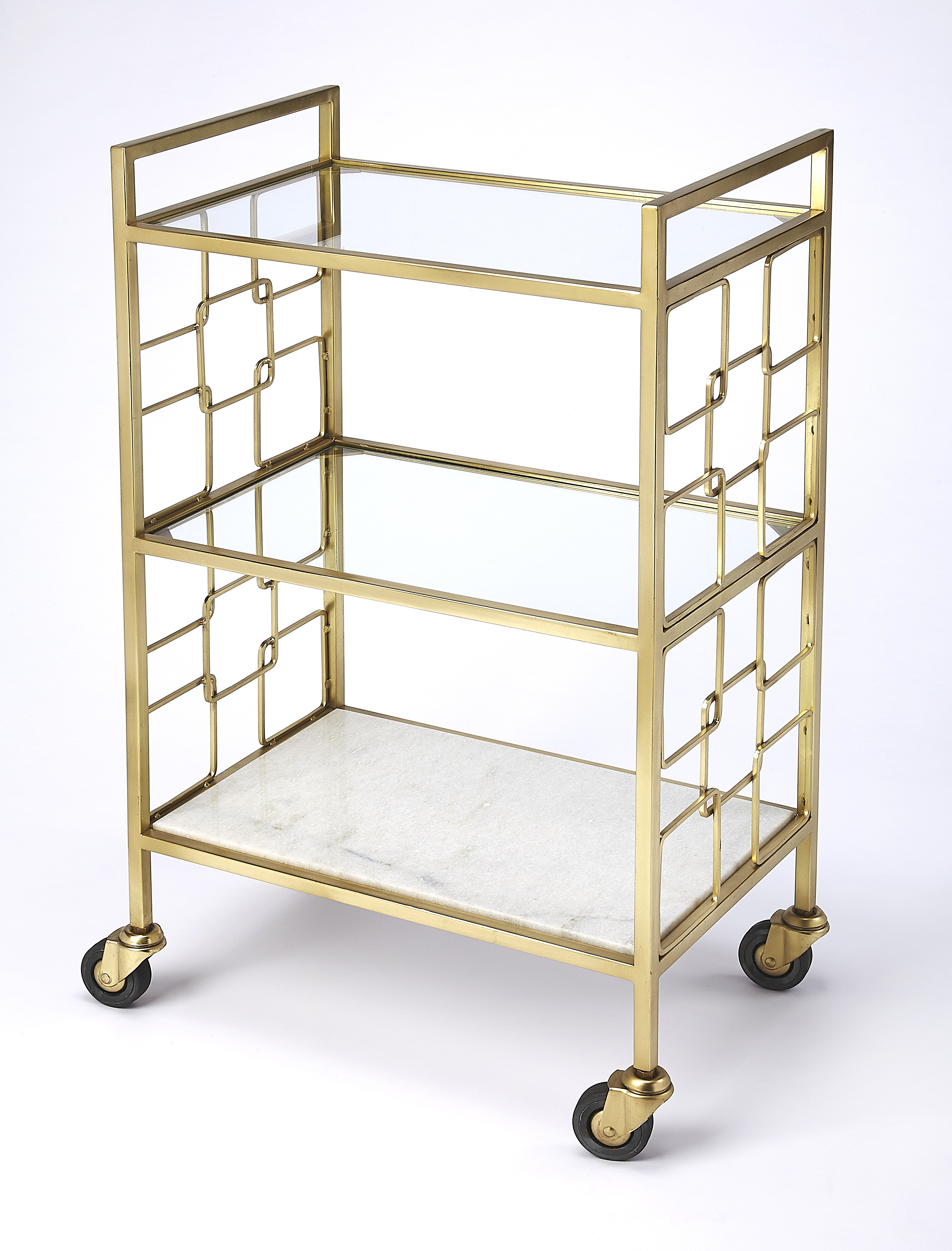 Butler Specialty Arcadia Gold Bar Cart