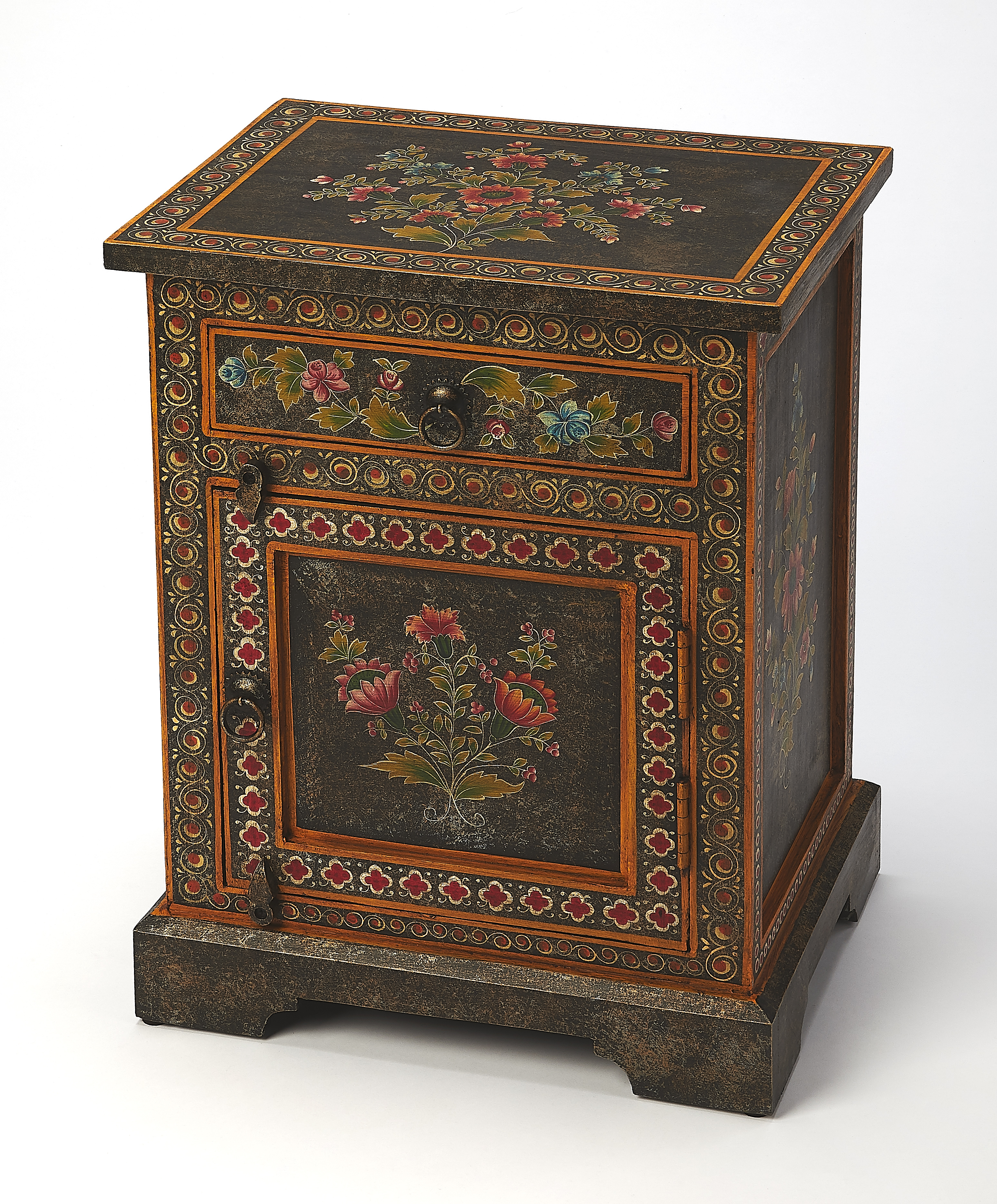 Butler Specialty Artifacts Bihar Hand Painted Chest