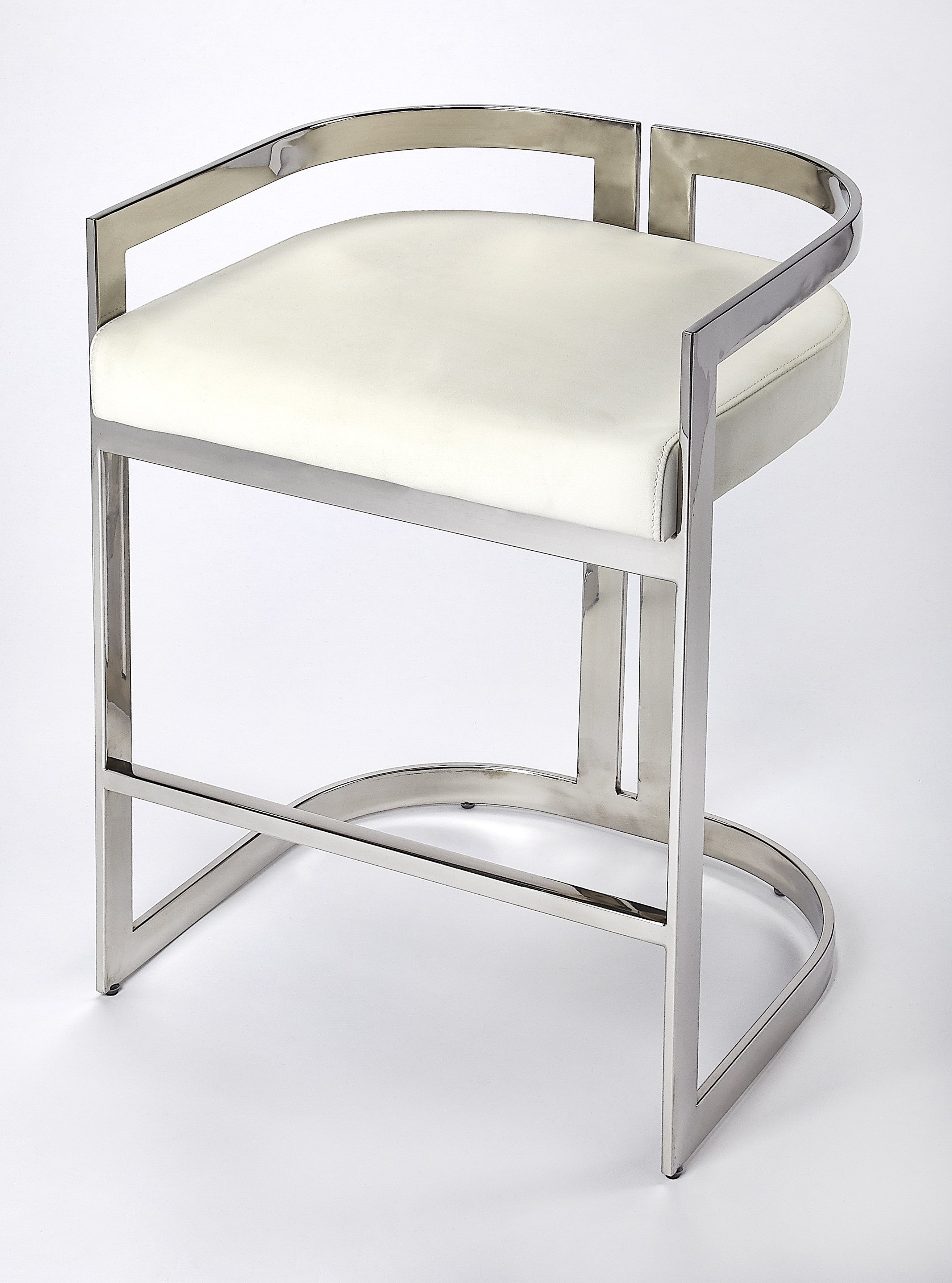 Butler Specialty Clarence Silver Counter Height Stool