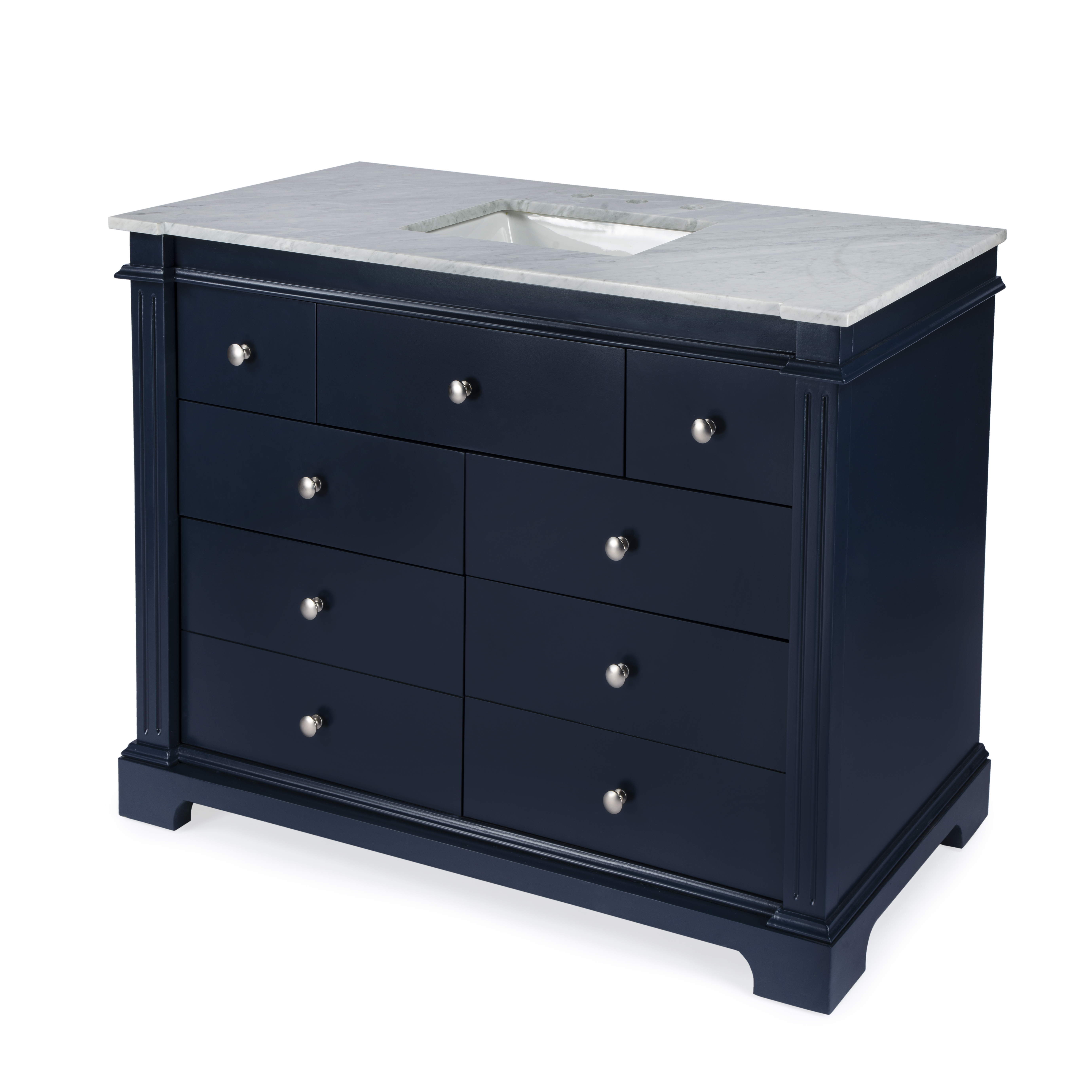 Butler Specialty Harley Navy Blue 48 Inch Single Bathroom Vanity Set