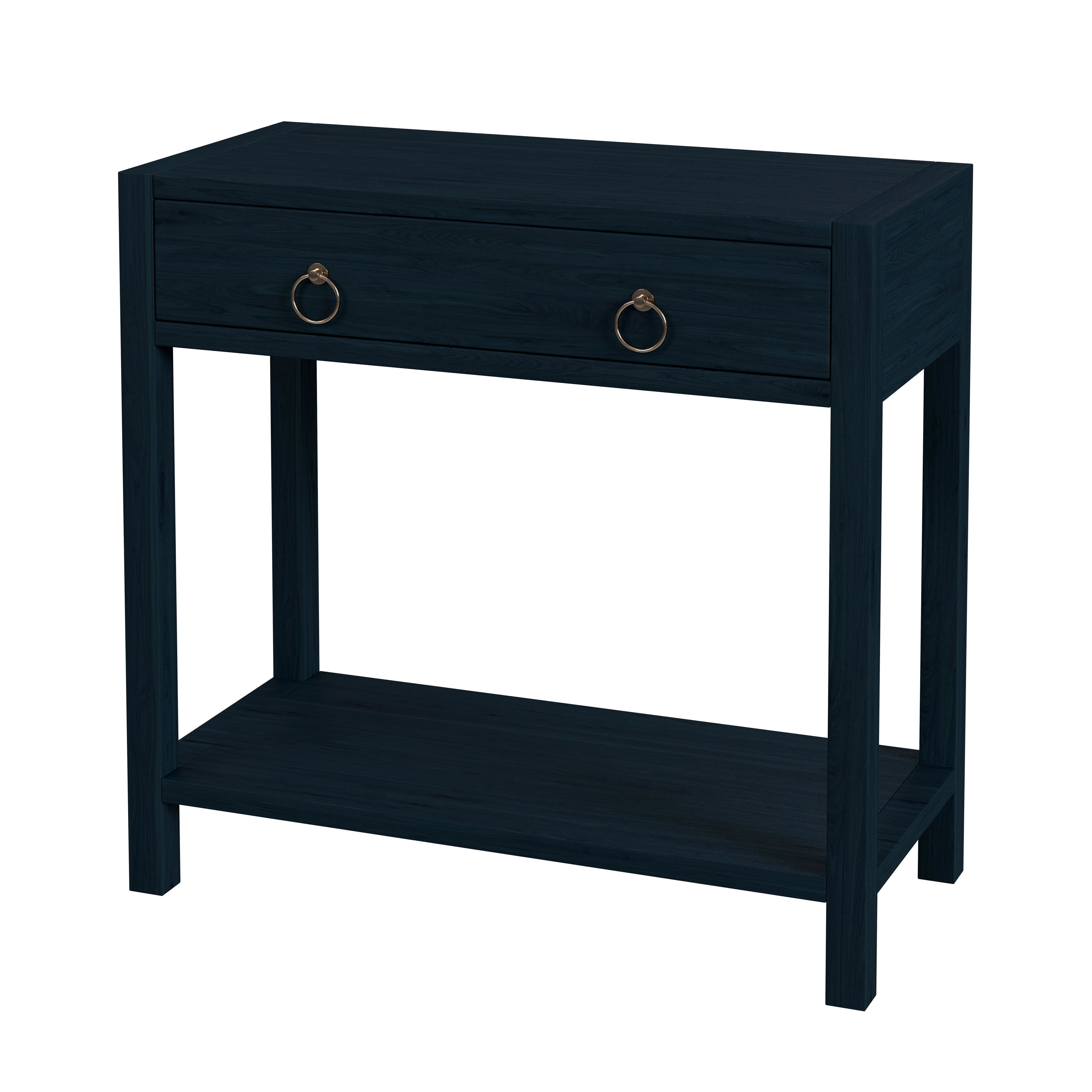 Butler Specialty Lark Navy Blue 30 Inch Wood Nightstand