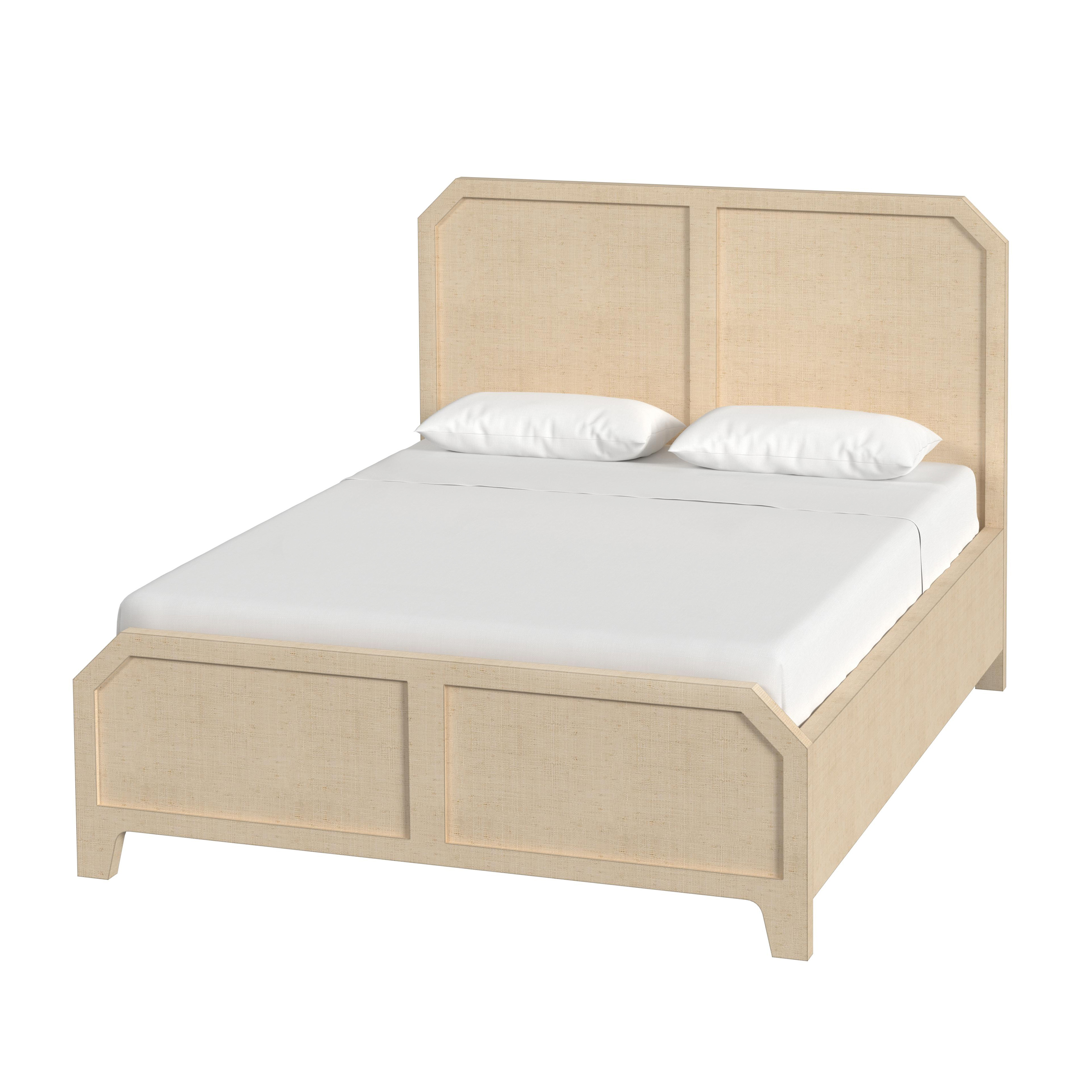 Butler Specialty Bar Harbor Natural Queen Raffia Panel Bed