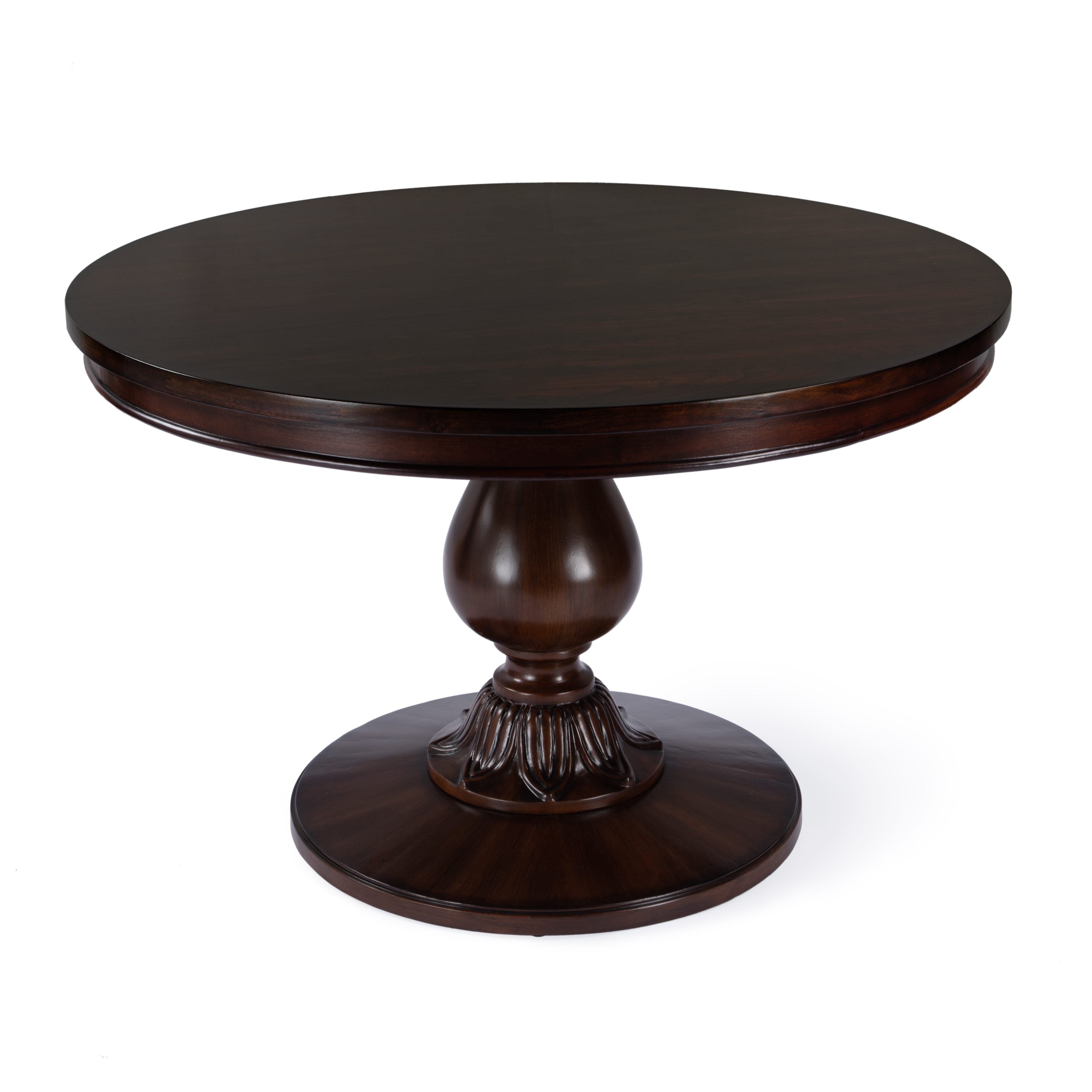 Butler Specialty Evie Dark Brown Round Pedestal Dining Table