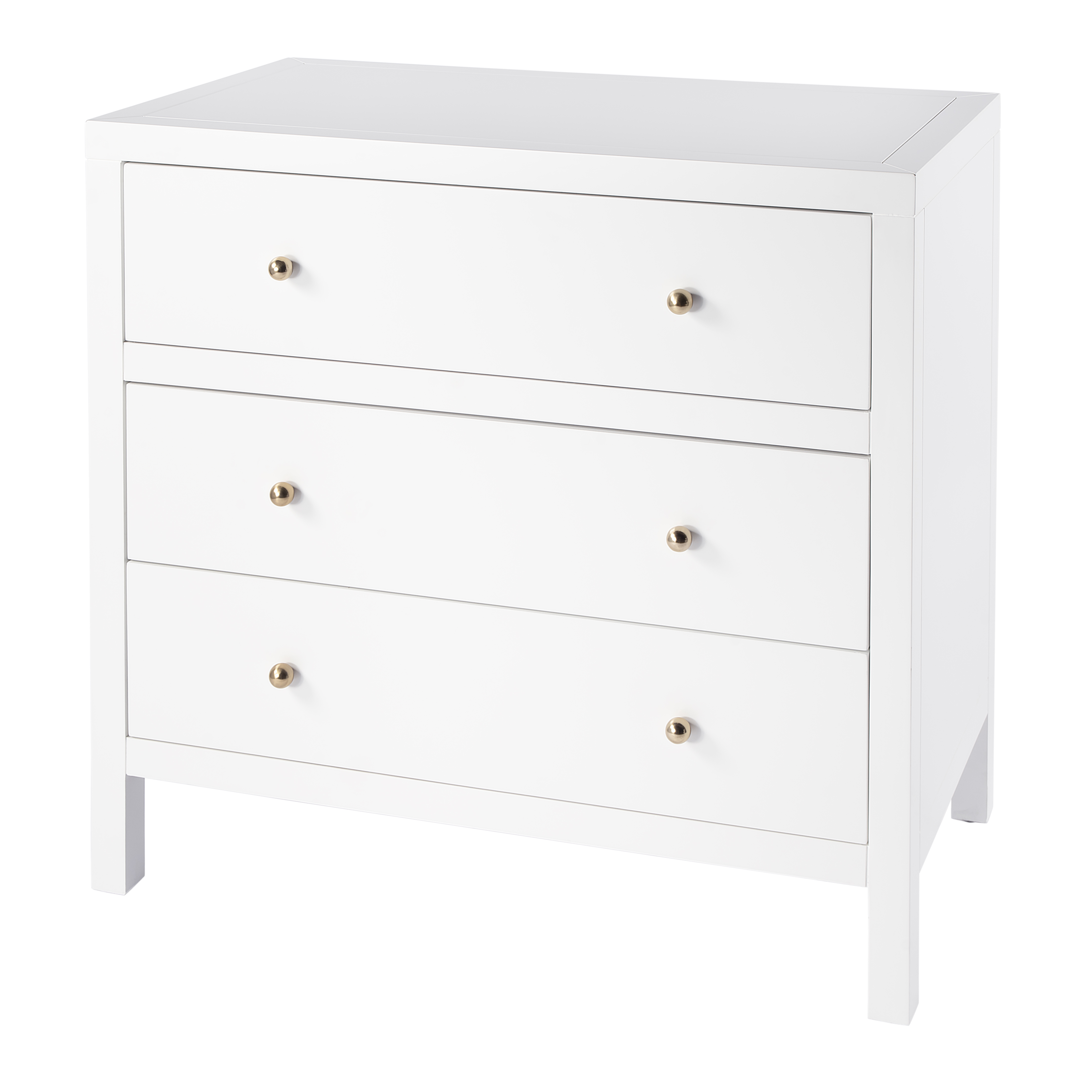 Butler Specialty Nora White 3 Drawers Chest