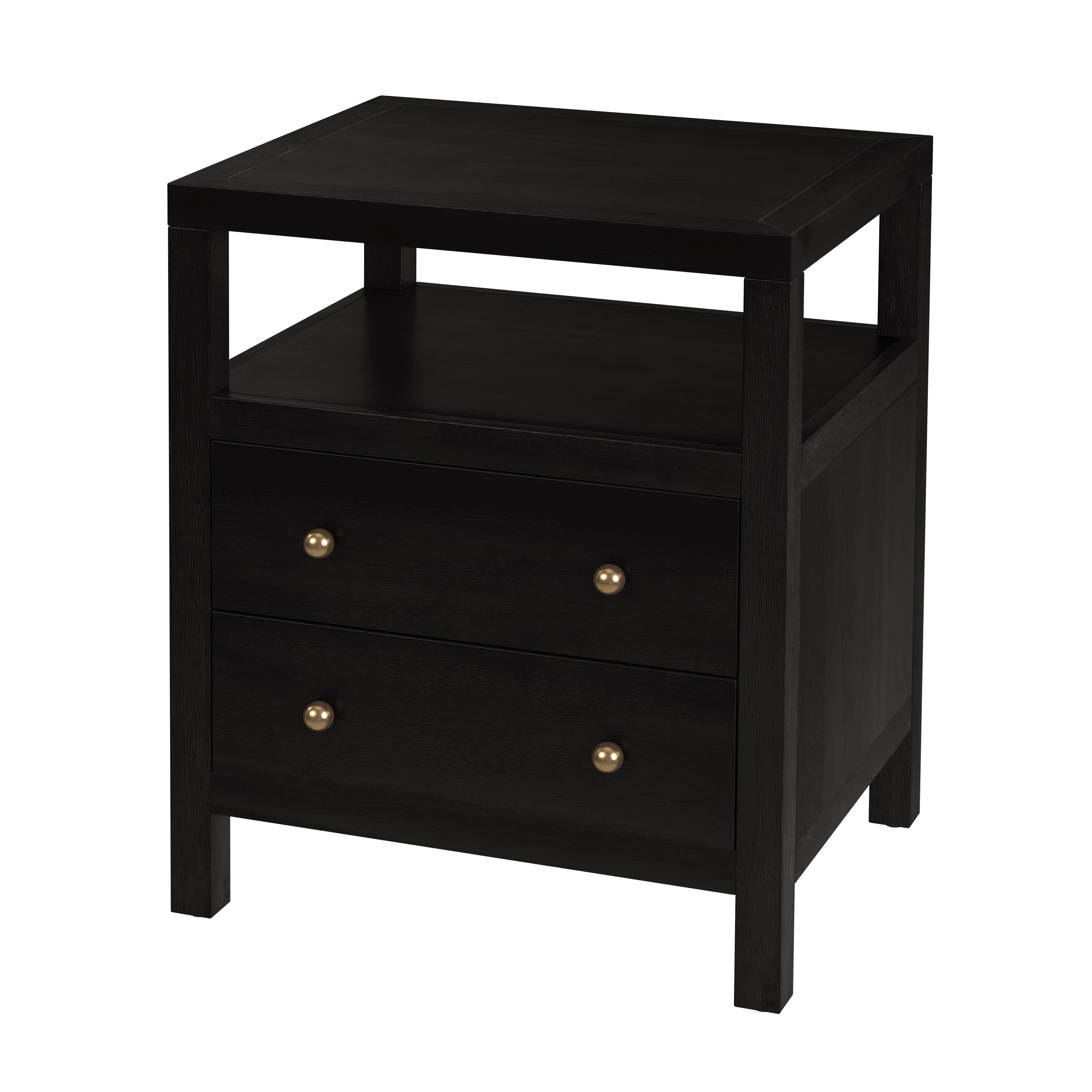 Butler Specialty Celine Coffee 2 Drawer Nightstand