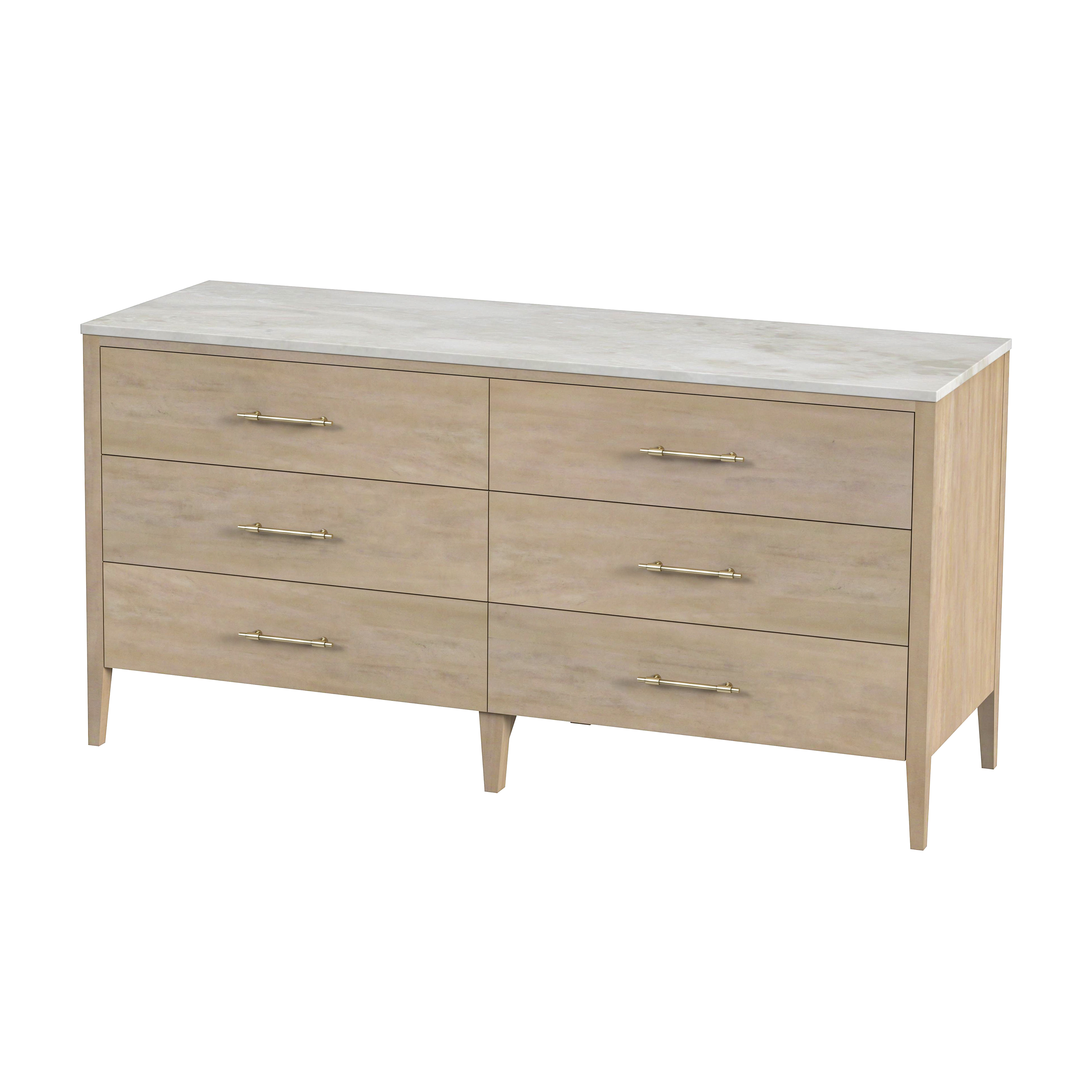 Butler Specialty Mayfair Light Brown 6 Drawers Dresser BSF-5753455 Butler Specialty Mayfair Light Brown 6 Drawers Dresser BSF-5753455