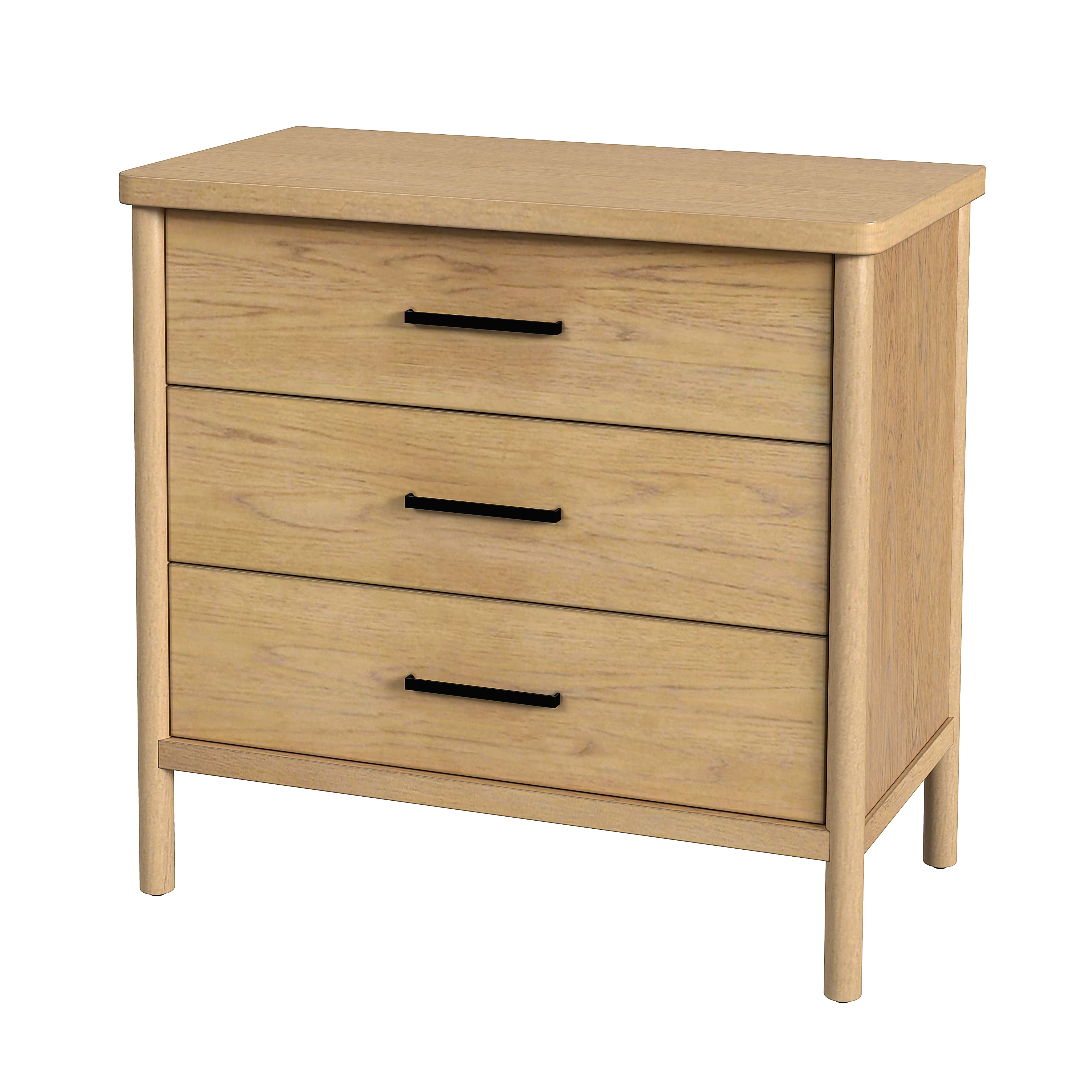 Butler Specialty Lennon Light Brown 3 Drawers Dresser