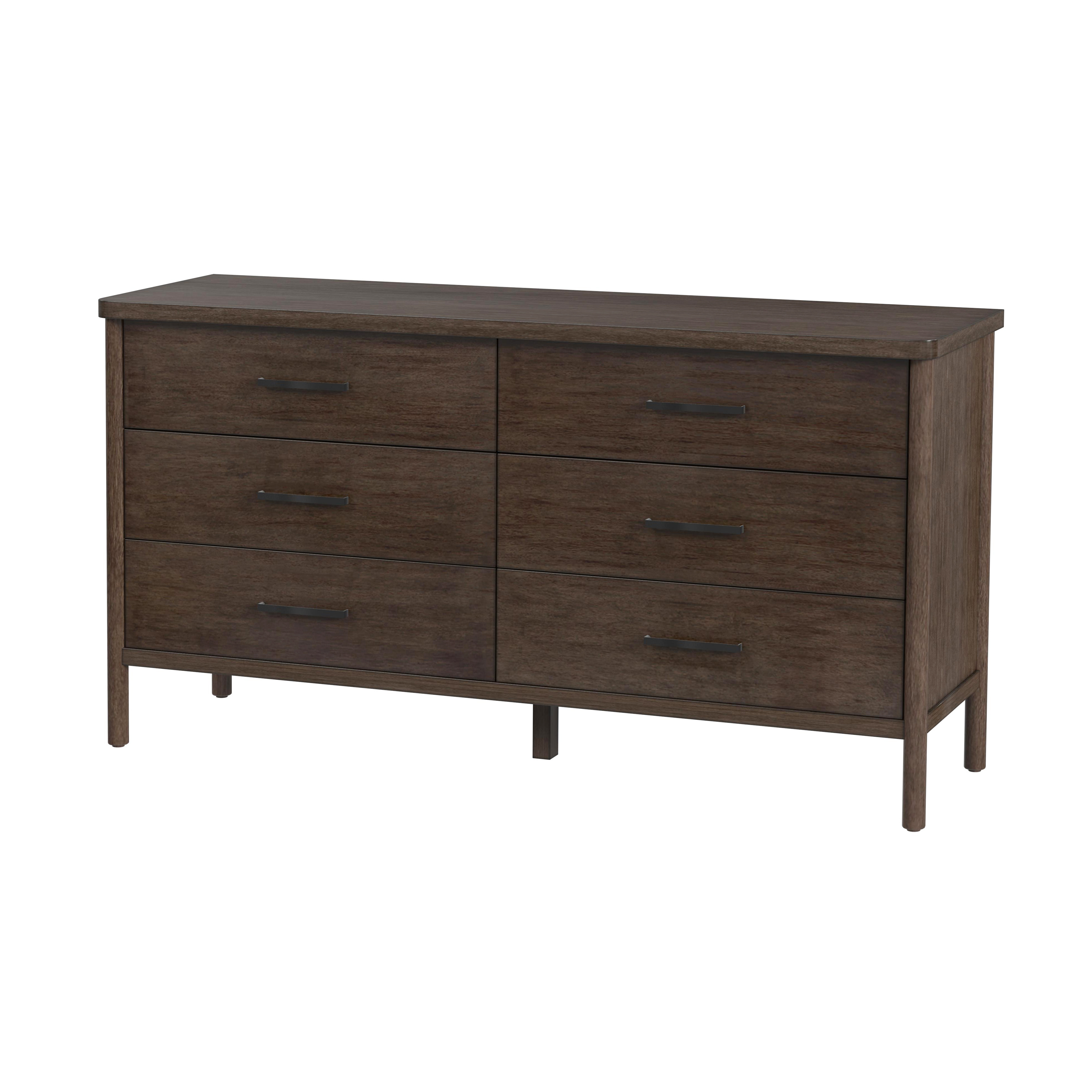 Butler Specialty Lennon Brown 6 Drawers Dresser