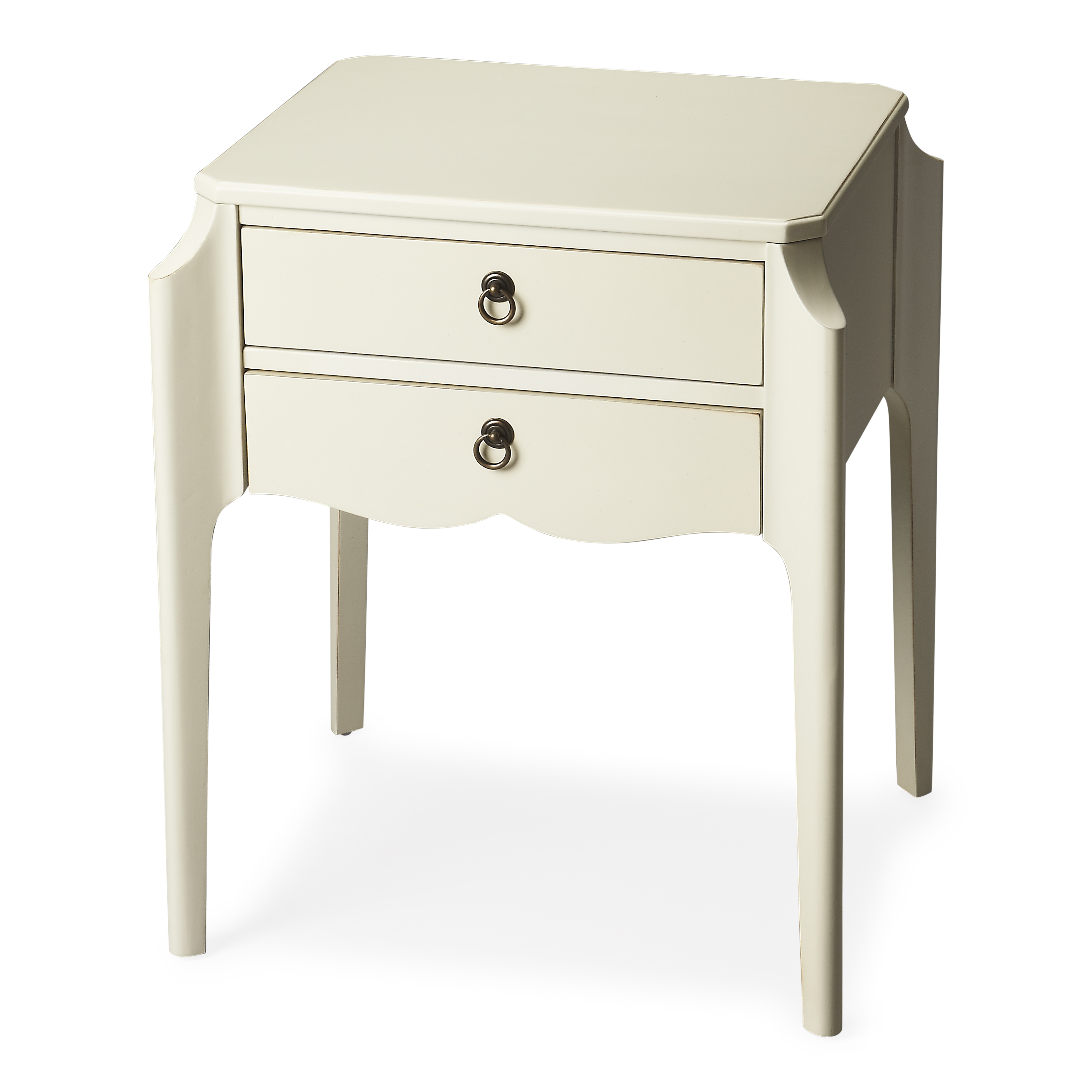 Butler Specialty Wilshire White End Table