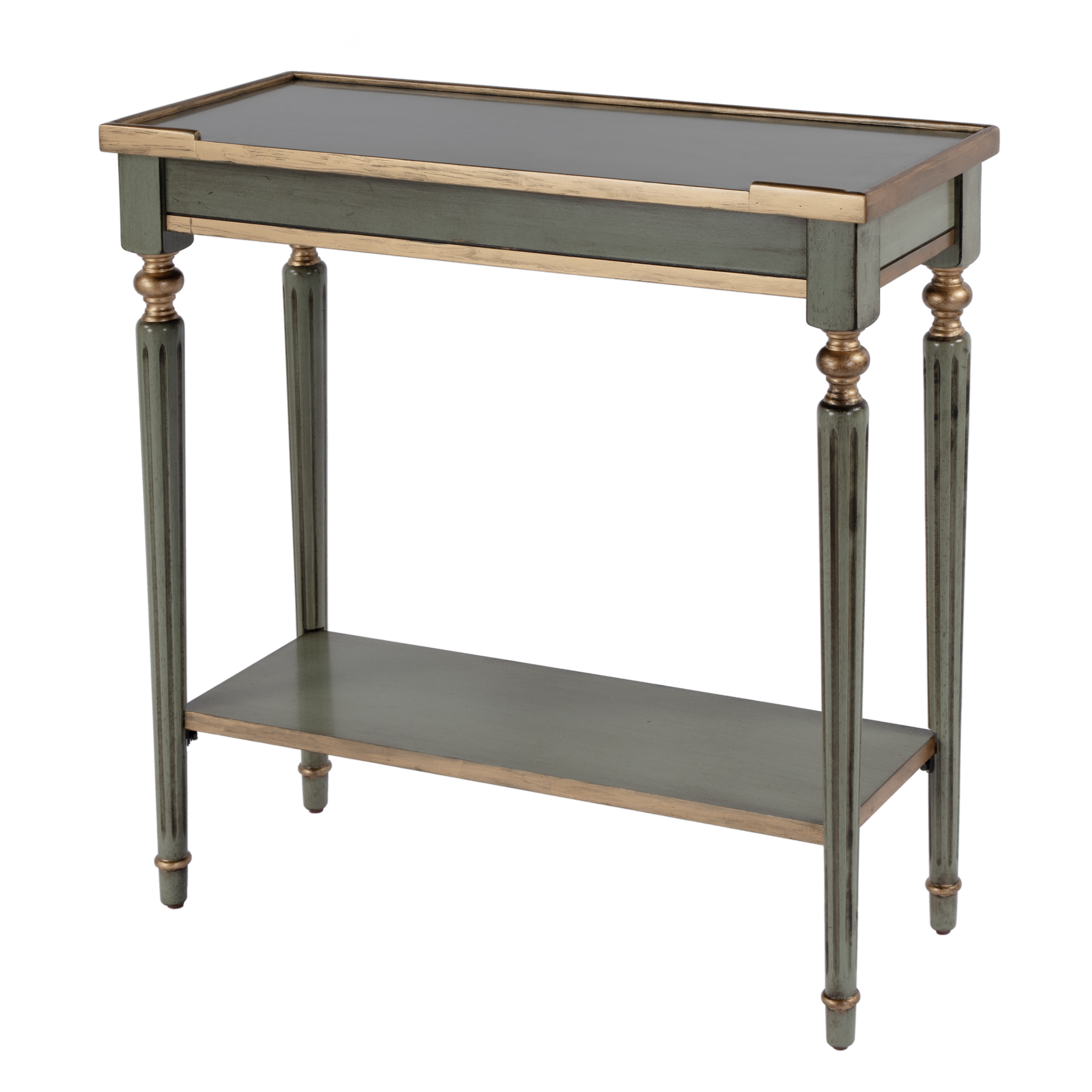 Butler Specialty Aubrey Pastel Green Rectangular Console Table