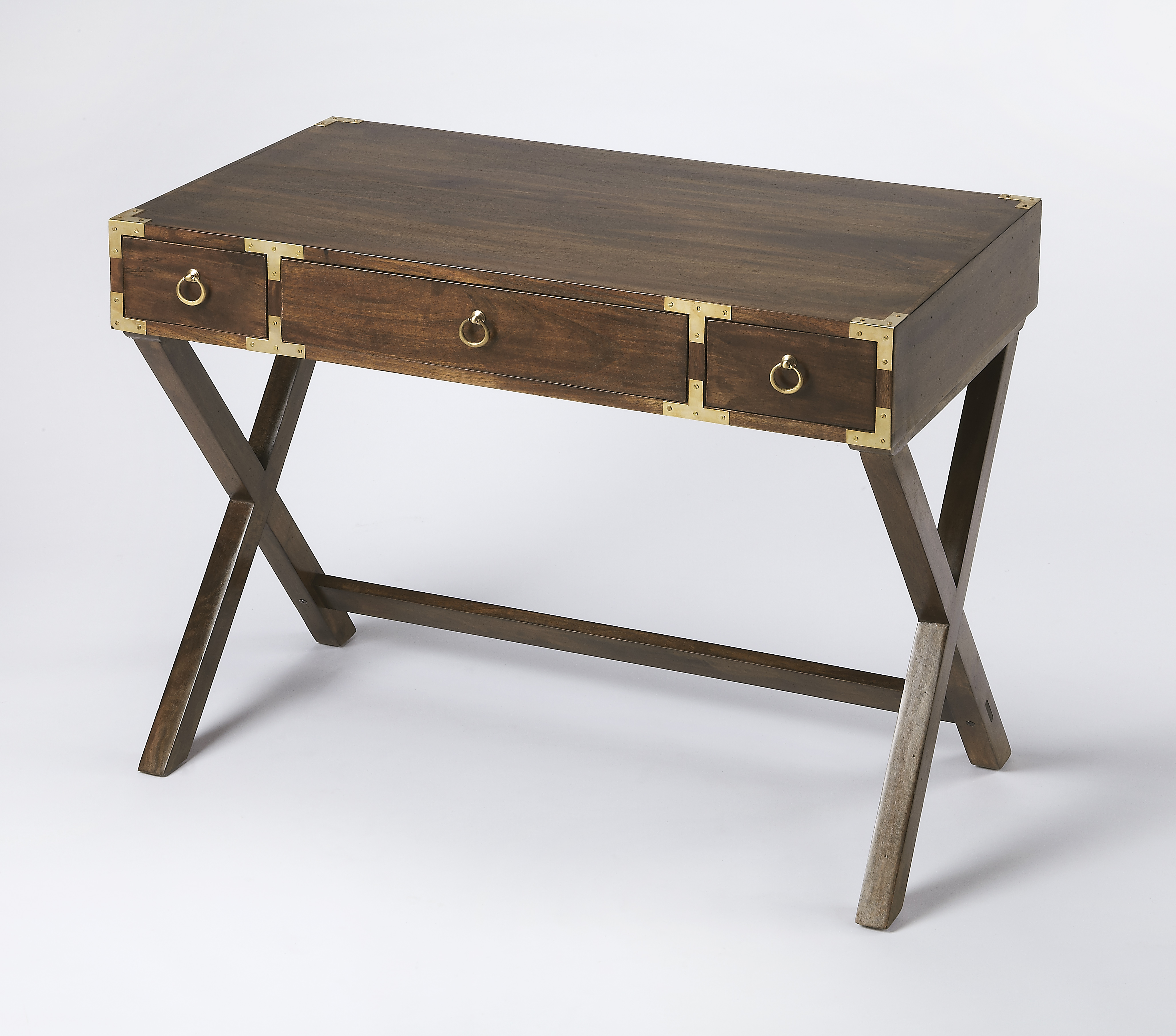 Butler Specialty Campaign Forster Dark Brown Writing Desk
