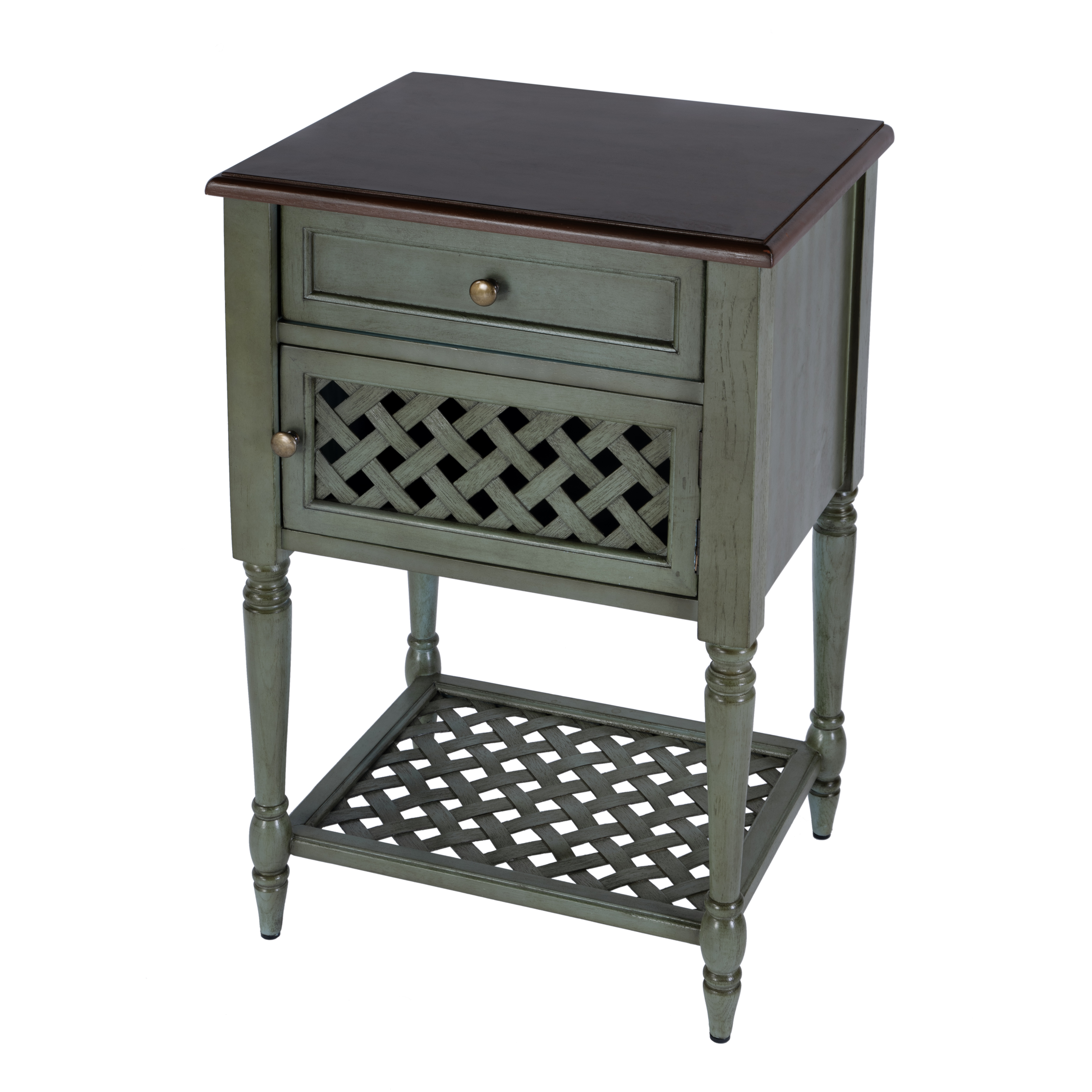Butler Specialty Chadway Rustic Blue End Table