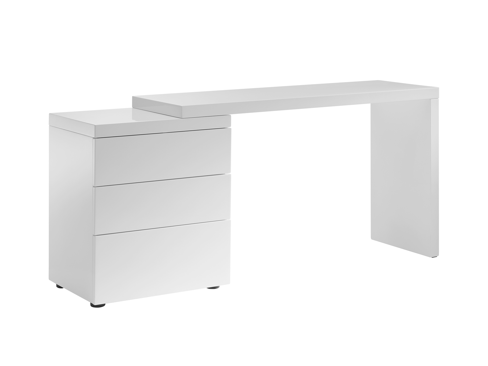 Casabianca Nest White Extendable Office Desk