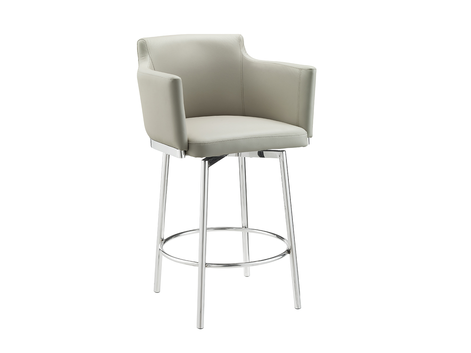 Casabianca Suzzie Taupe Swivel Bar Stool