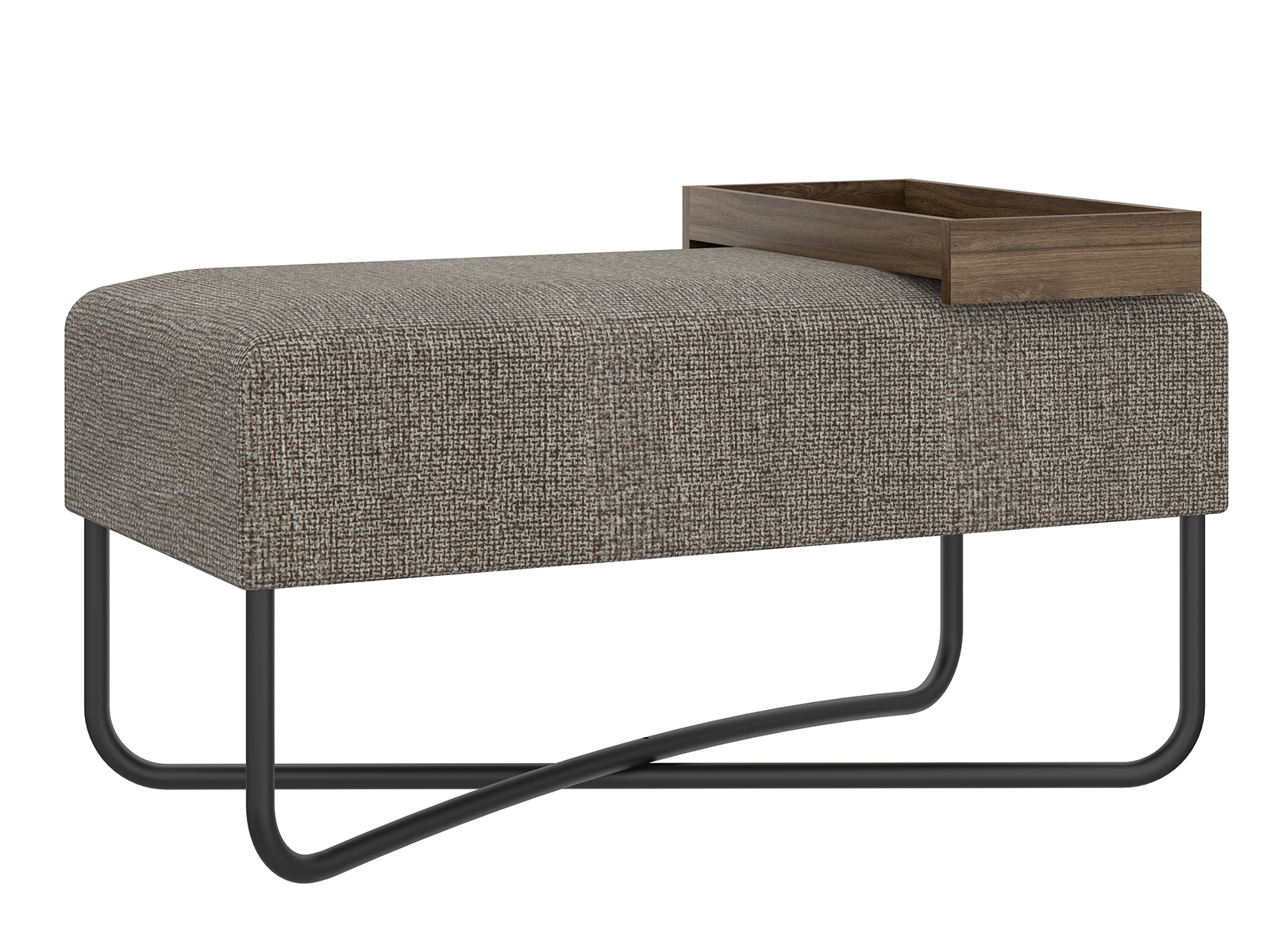 Casabianca Ace Mocha Fabric Bench