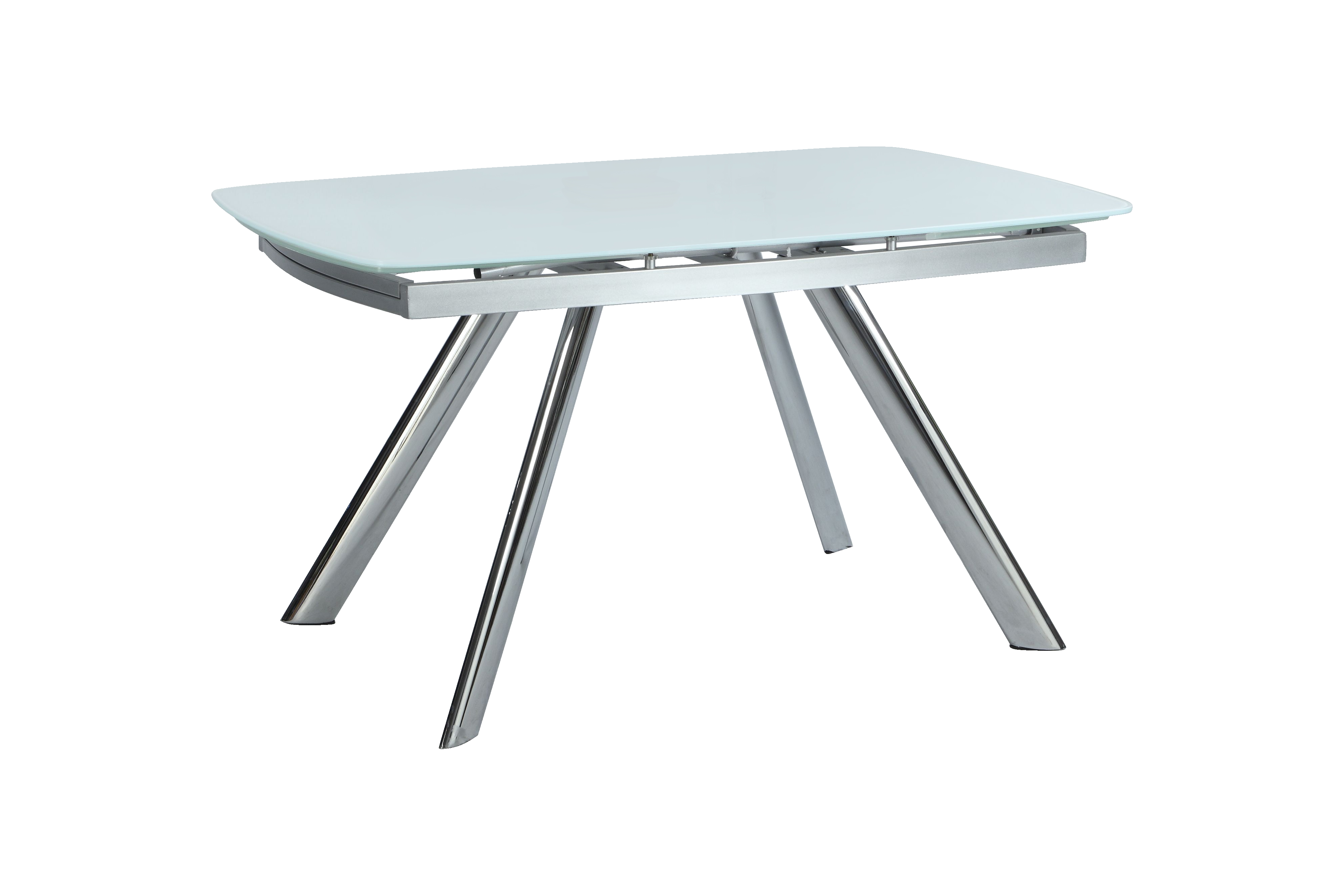 Chintaly Imports Alina White Extendable Dining Table