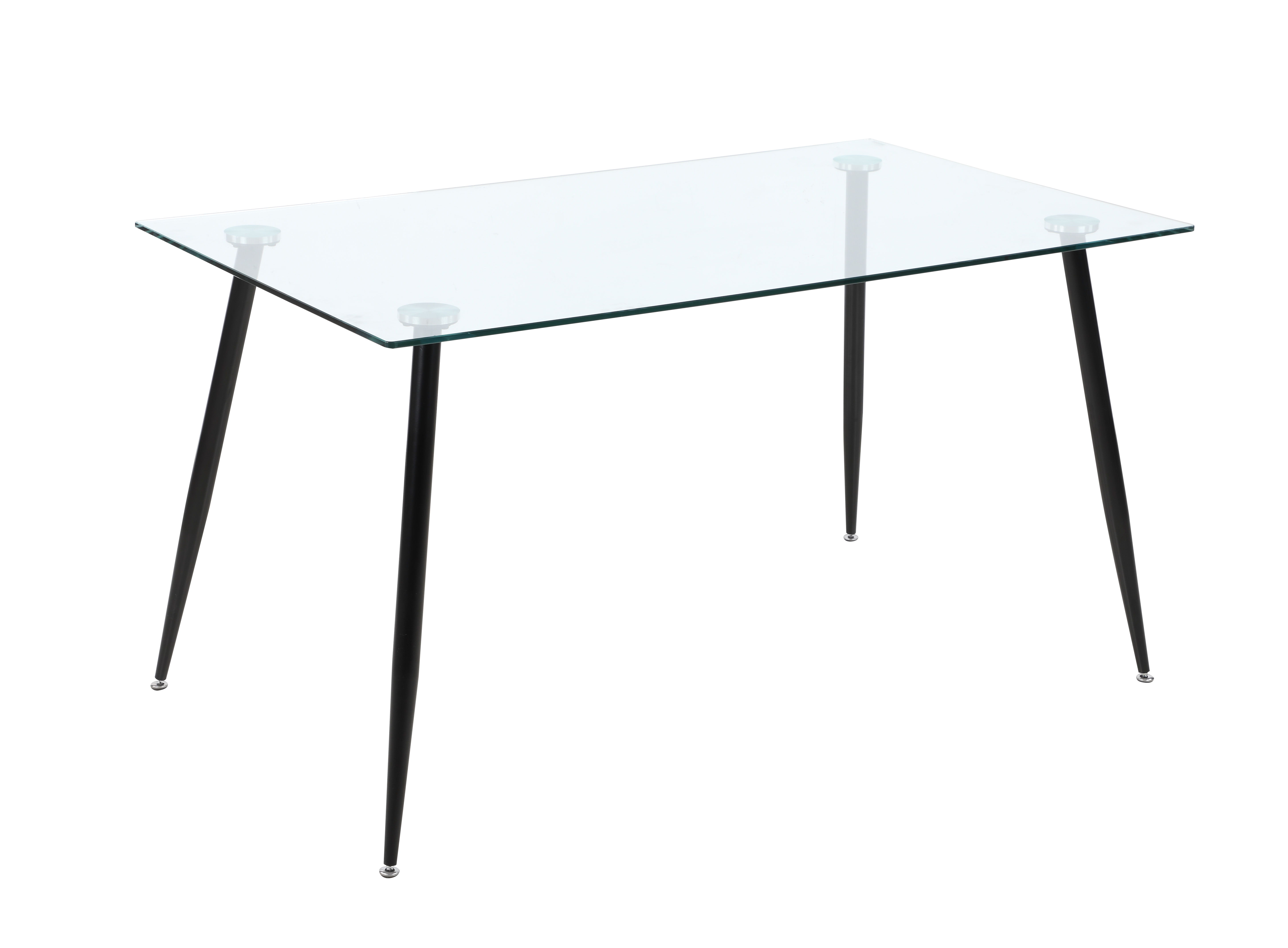 Chintaly Imports Bertha Matte Black Dining Table