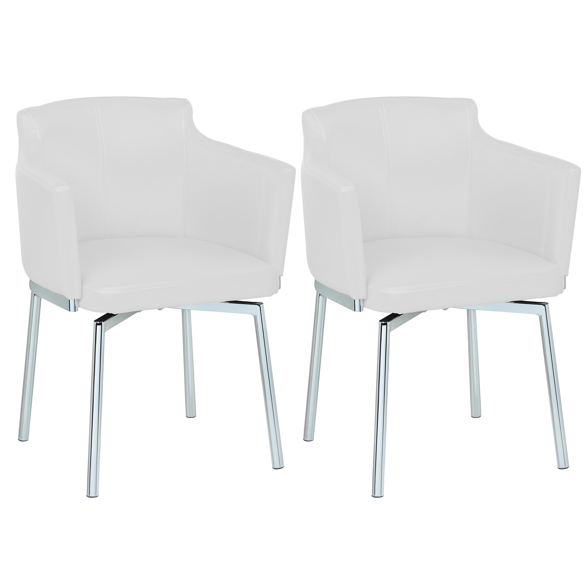 Contemporary Club Arm Chair w/ Memory Swivel - 2 per box