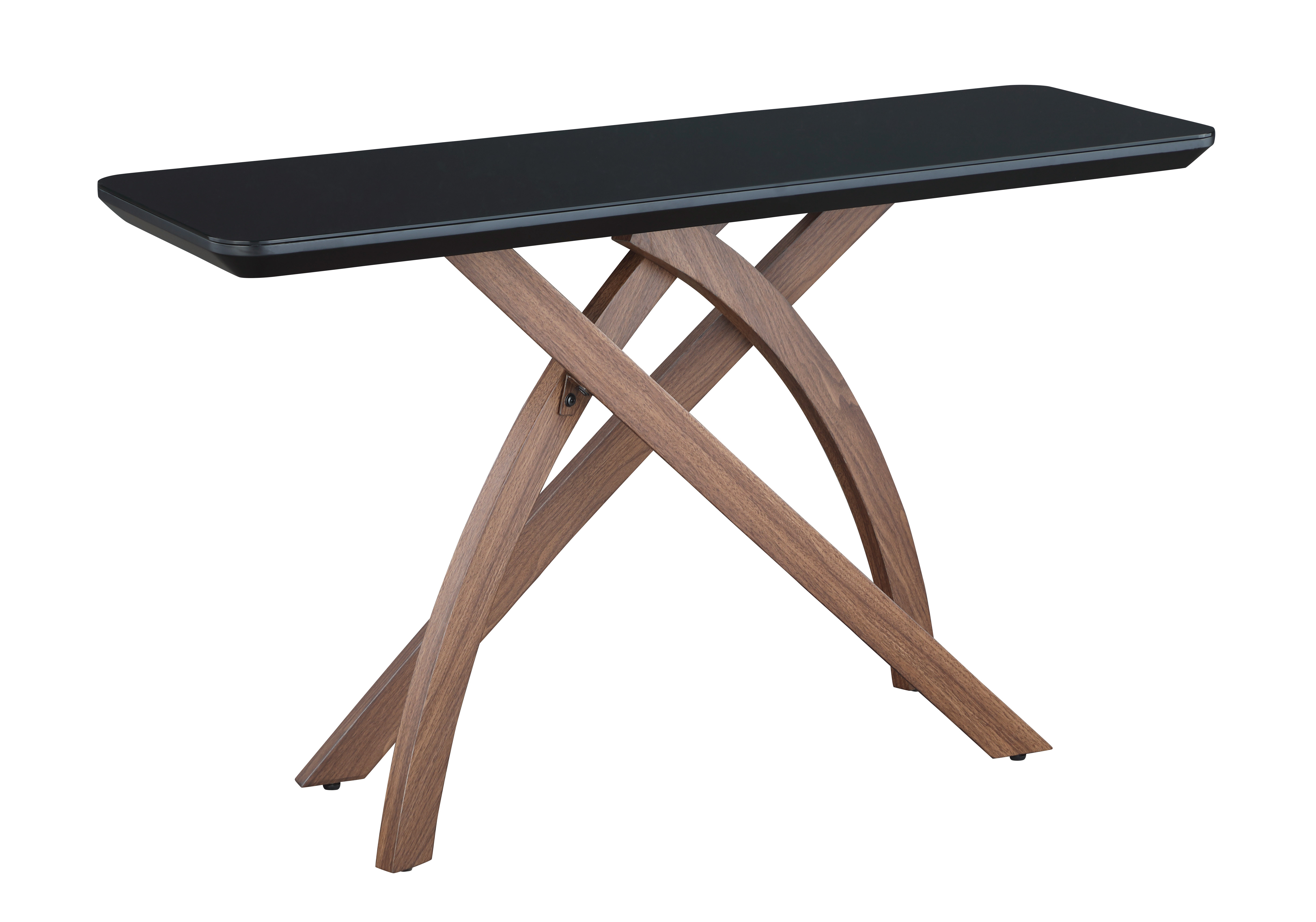 Chintaly Imports Emily Gloss Black Sofa Table