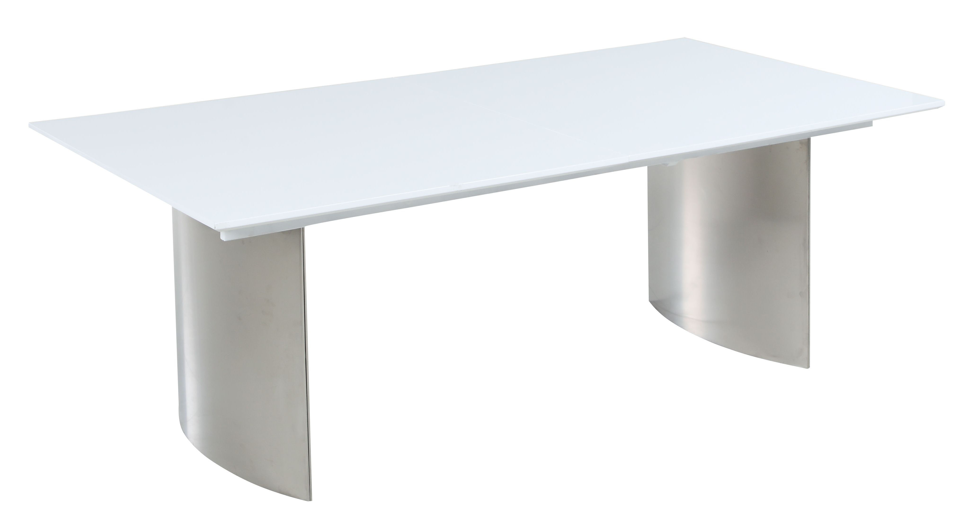 Chintaly Imports Glenda Gloss White Dining Table