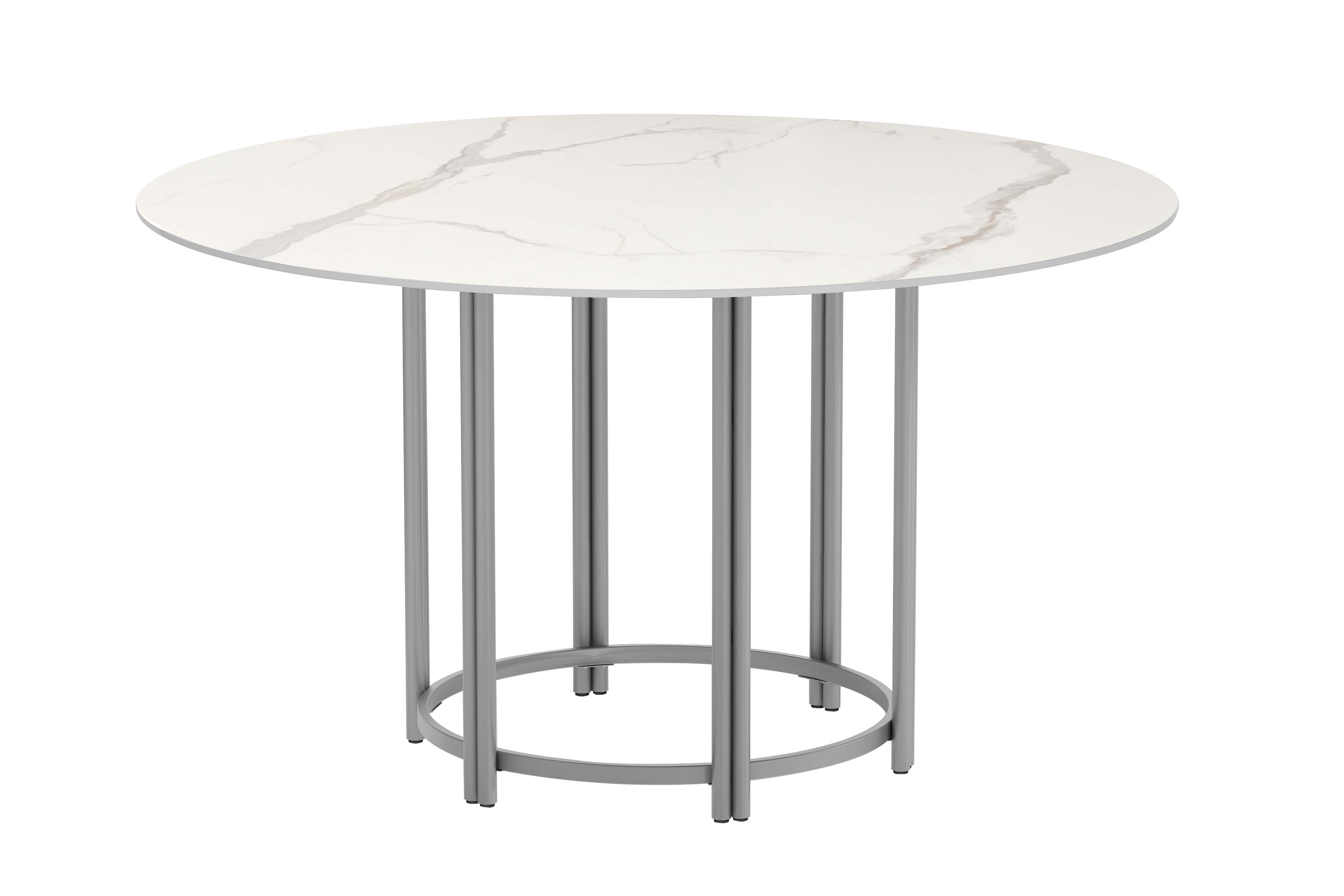 Chintaly Imports Kamila Matte White Dining Table