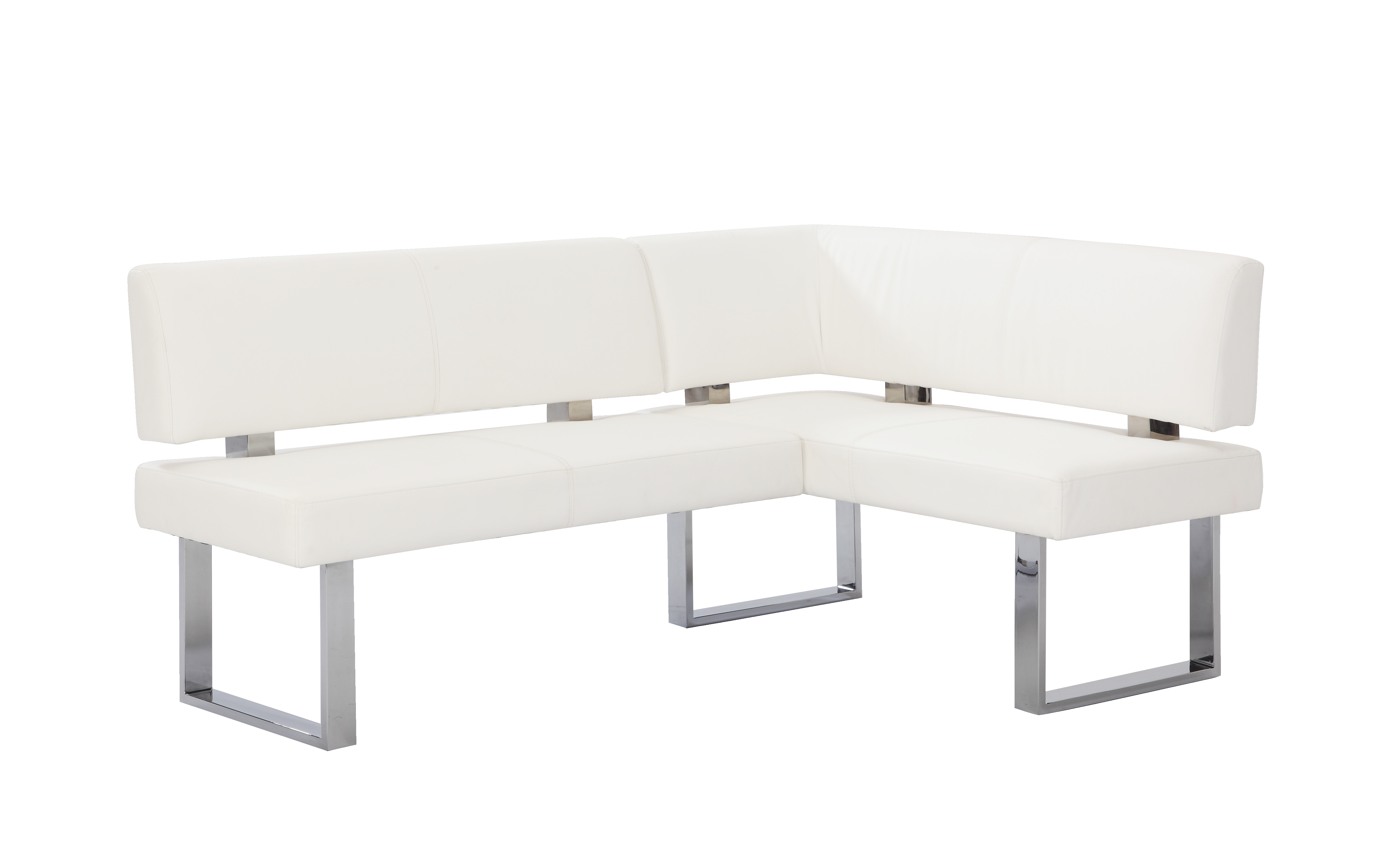 Chintaly Imports Linden White Upholstered Nook