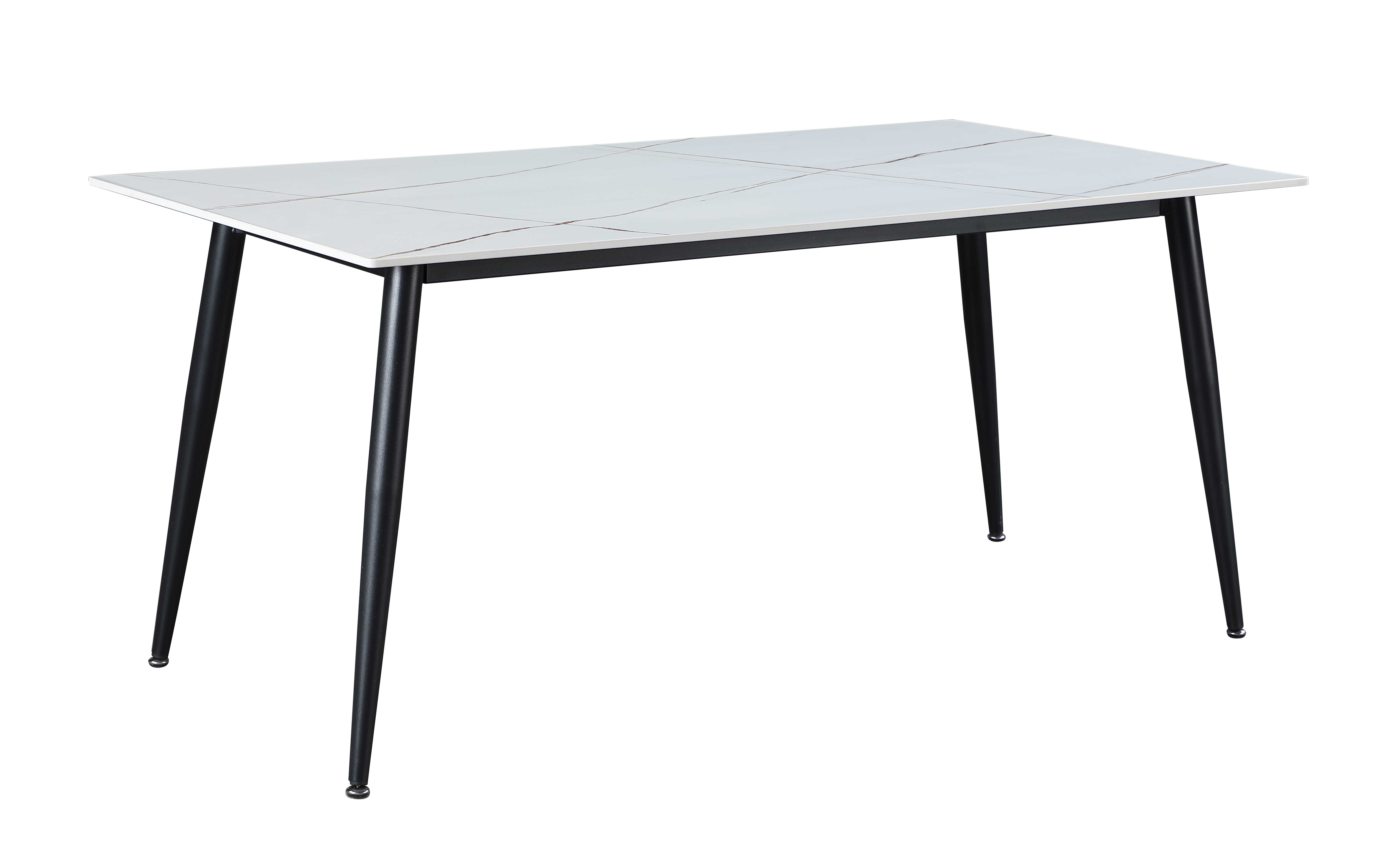 Chintaly Imports Mary Matte White Dining Table